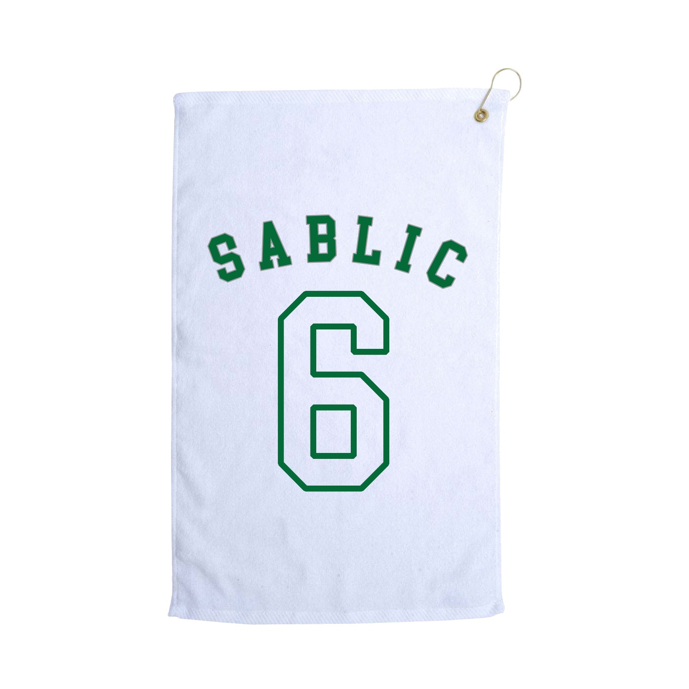 Golf Towel — Shirsey Arch in White