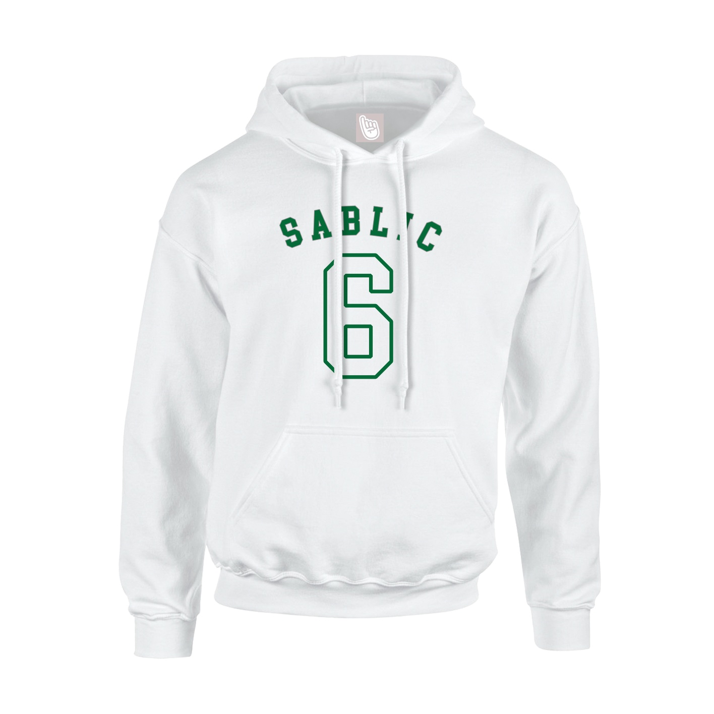 Hoodie — Shirsey Arch in White