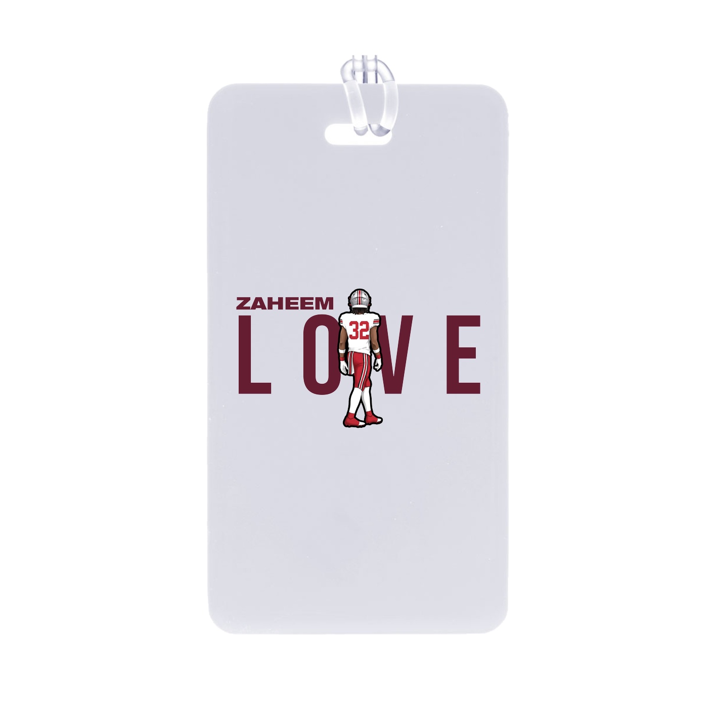 Bag Tag — Player Name in Classic