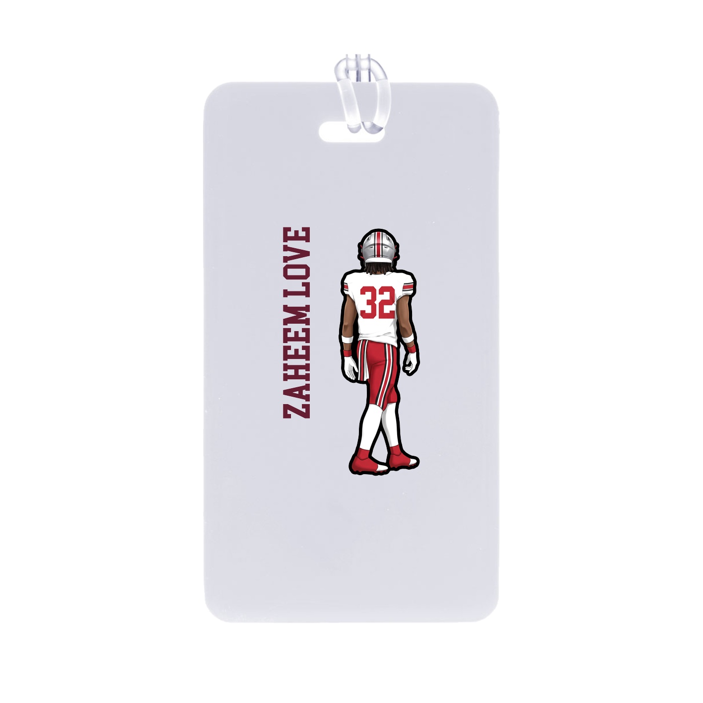 Bag Tag — Name Vertical in Classic