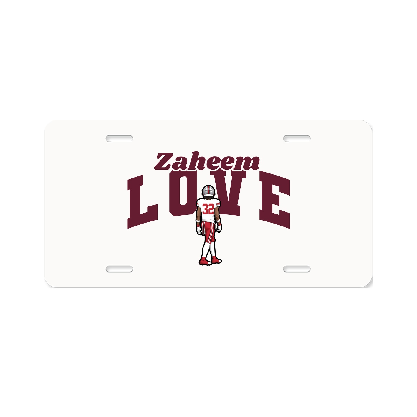 License Plate — Signature Arch in Classic