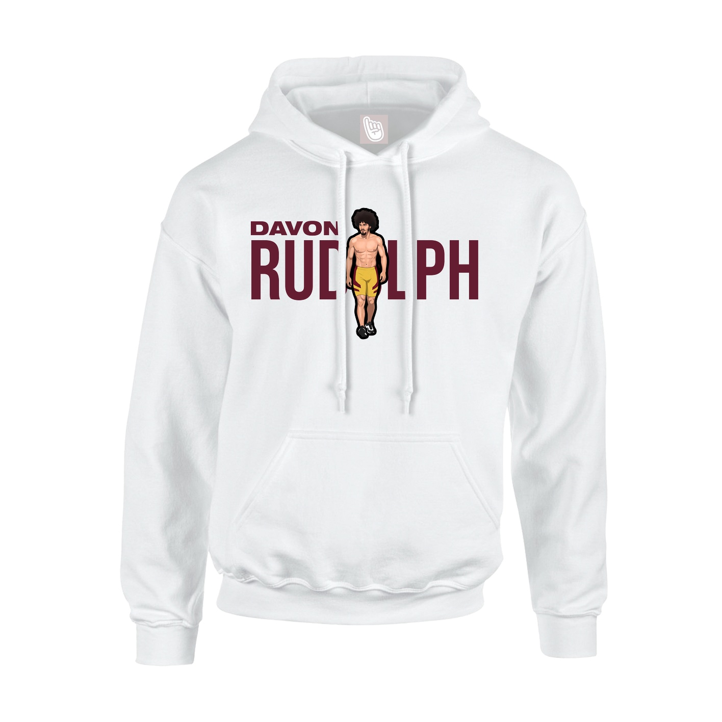 Hoodie — Player Name in White