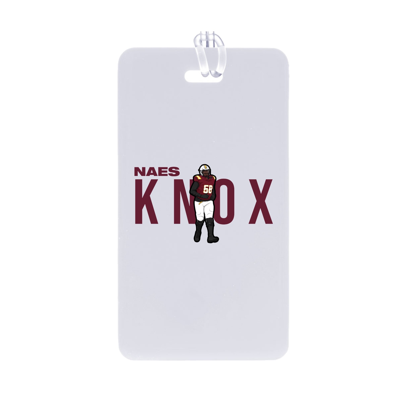 Bag Tag — Player Name in Classic