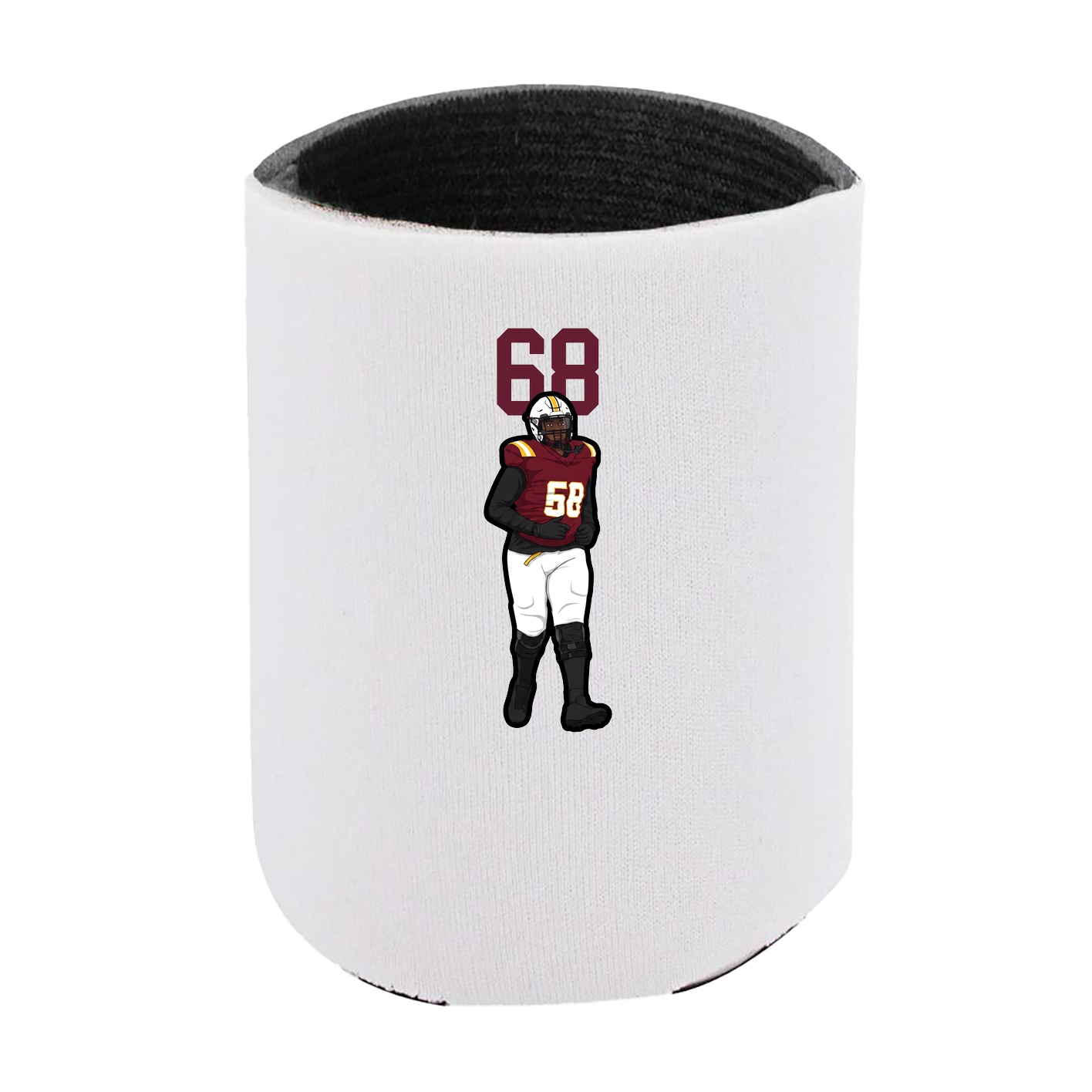 Can Holder — Number Top in White