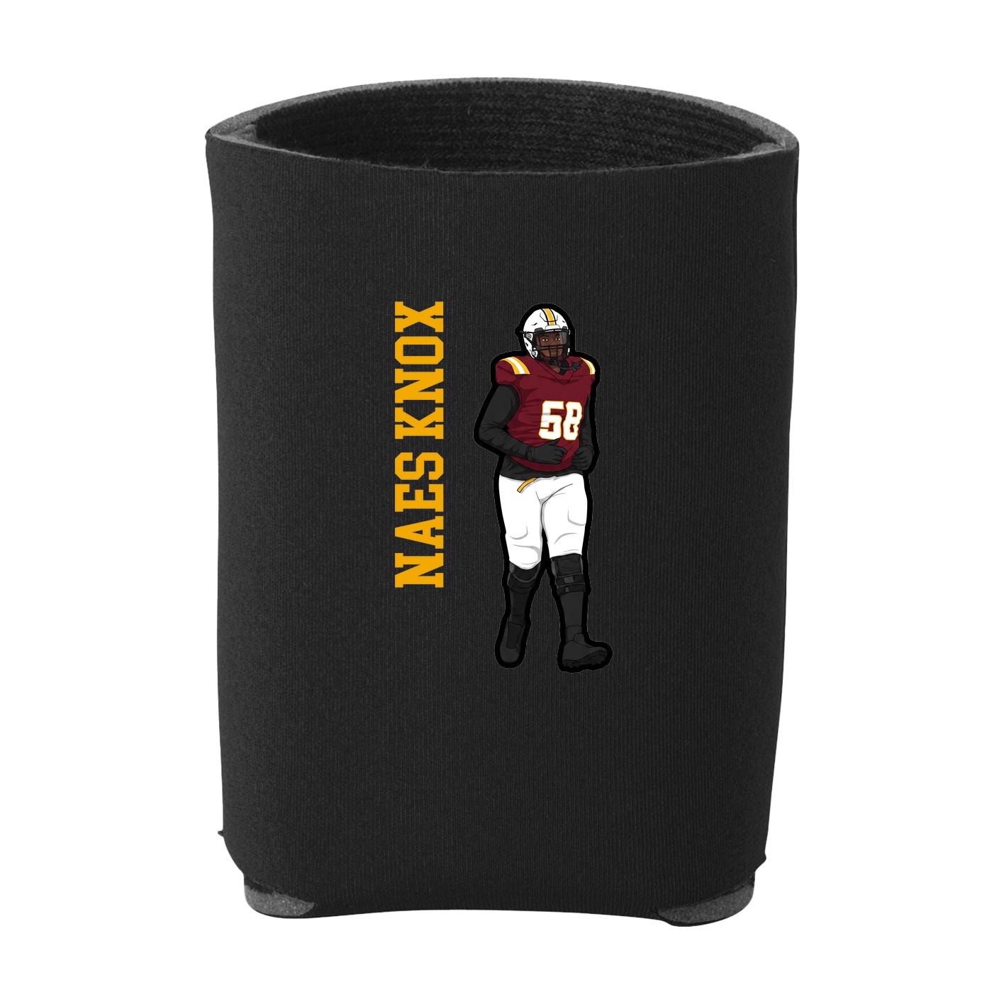 Can Holder — Name Vertical in Black