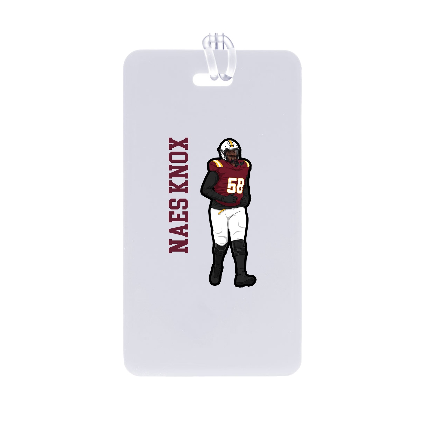 Bag Tag — Name Vertical in Classic