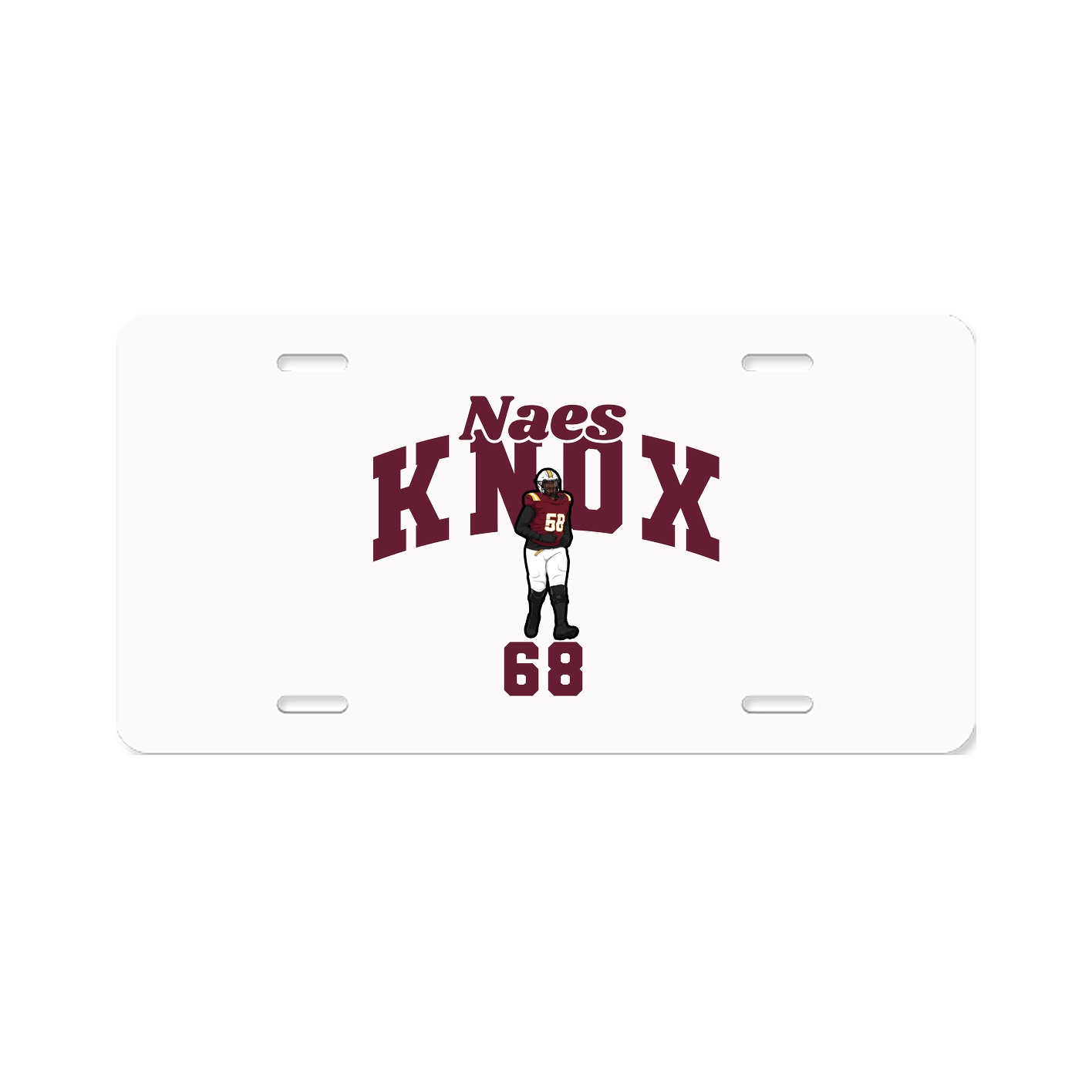 License Plate — Signature Arch in Classic
