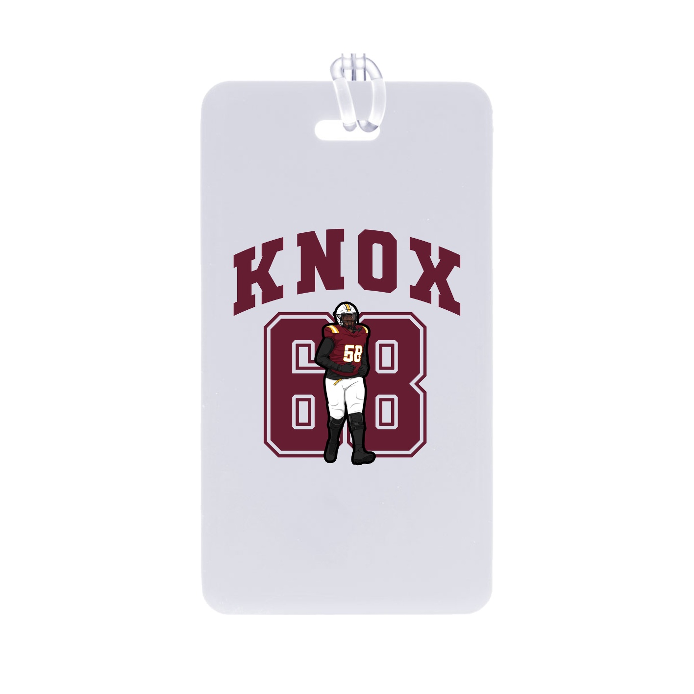 Bag Tag — Number in Classic