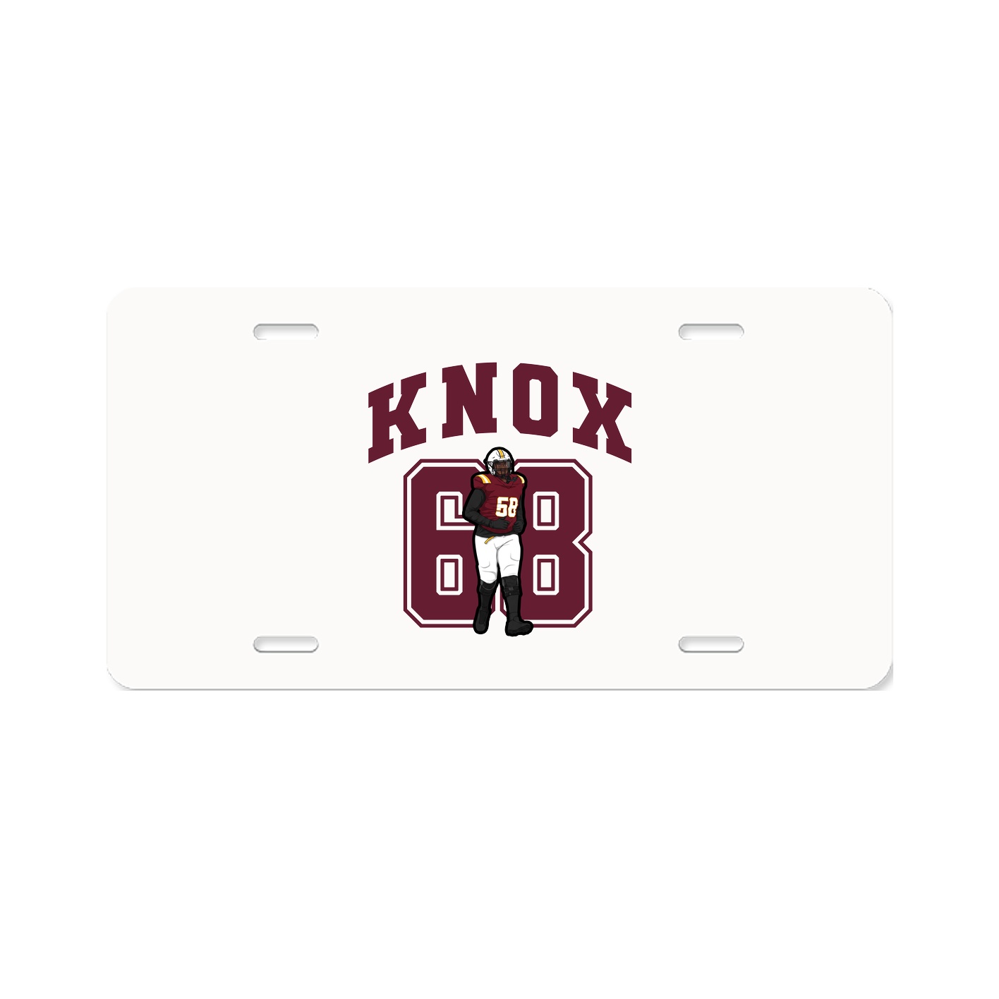 License Plate — Number in Classic