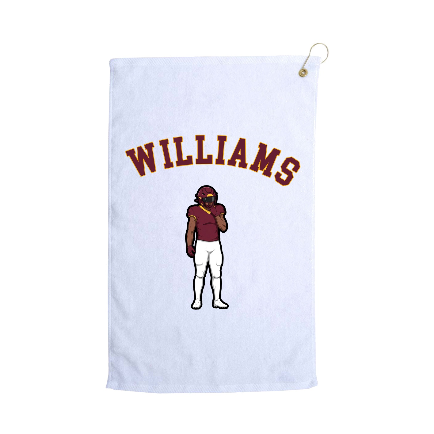 Golf Towel — Shirsey Arch in White