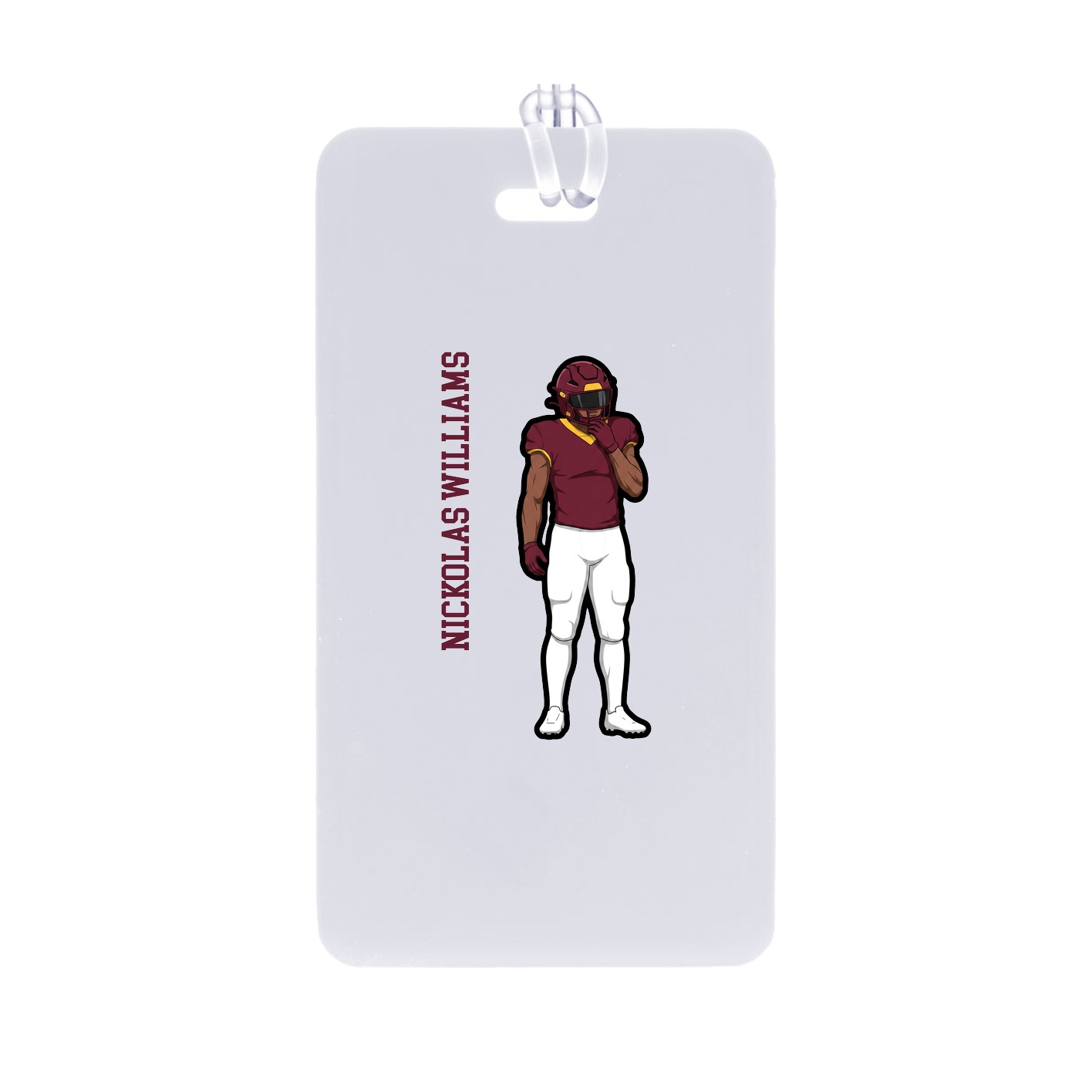 Bag Tag — Name Vertical in Classic