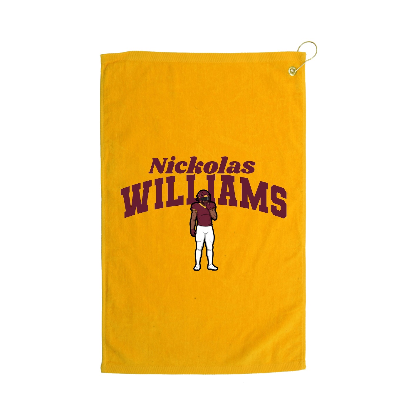 Golf Towel — Signature Arch in Gold