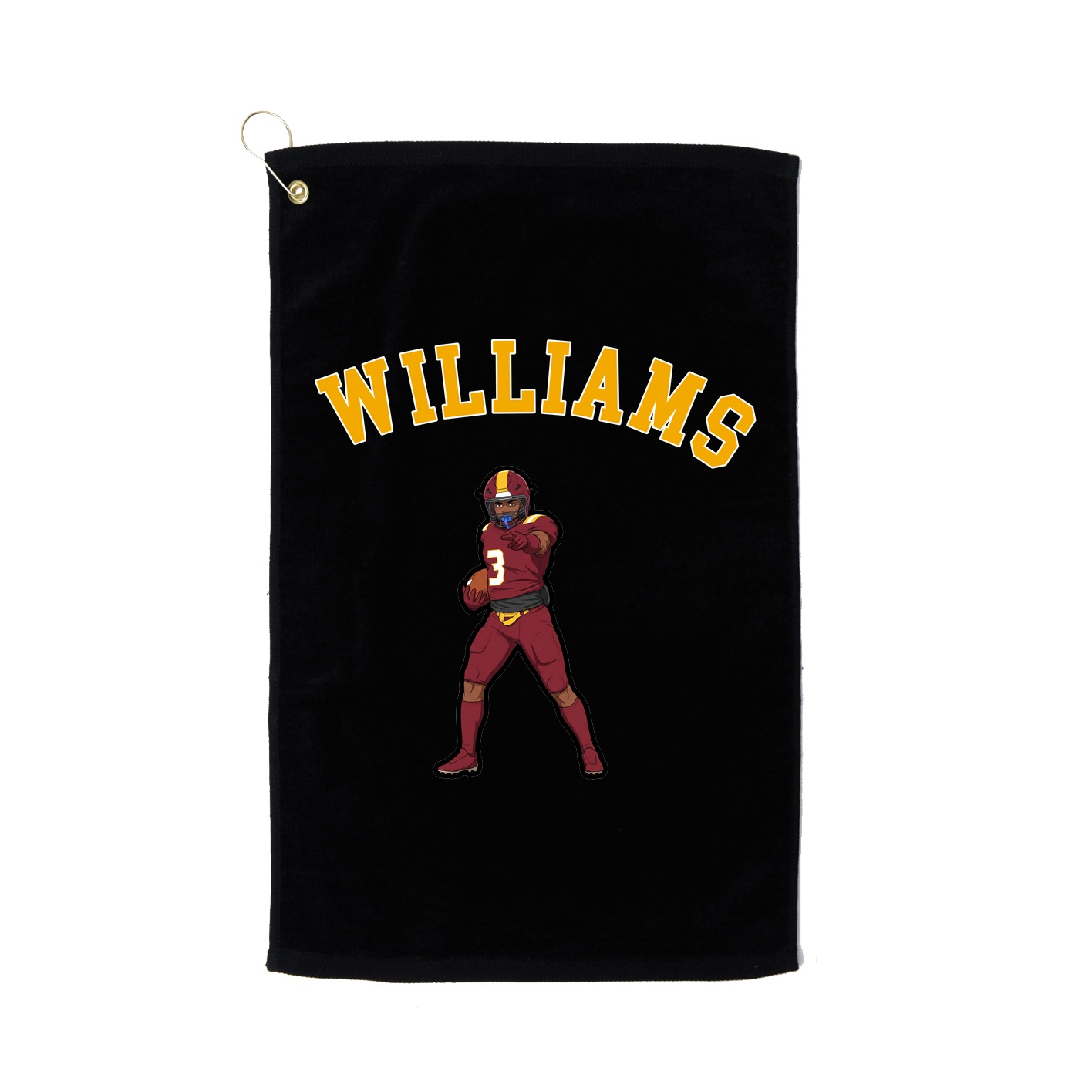 Golf Towel — Shirsey Arch in Black