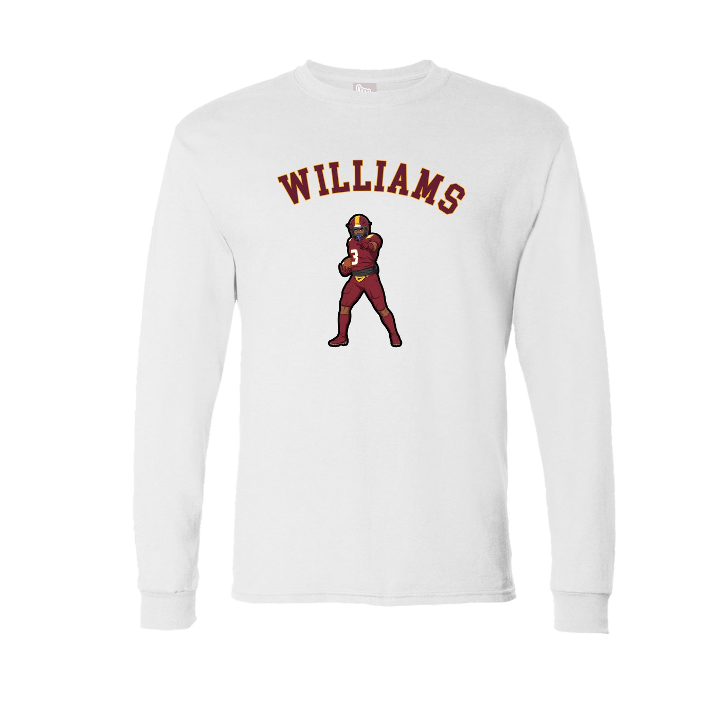 Long Sleeve Tee — Shirsey Arch in White