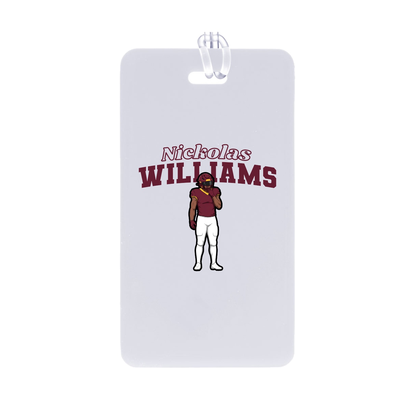 Bag Tag — Name Arch in Classic