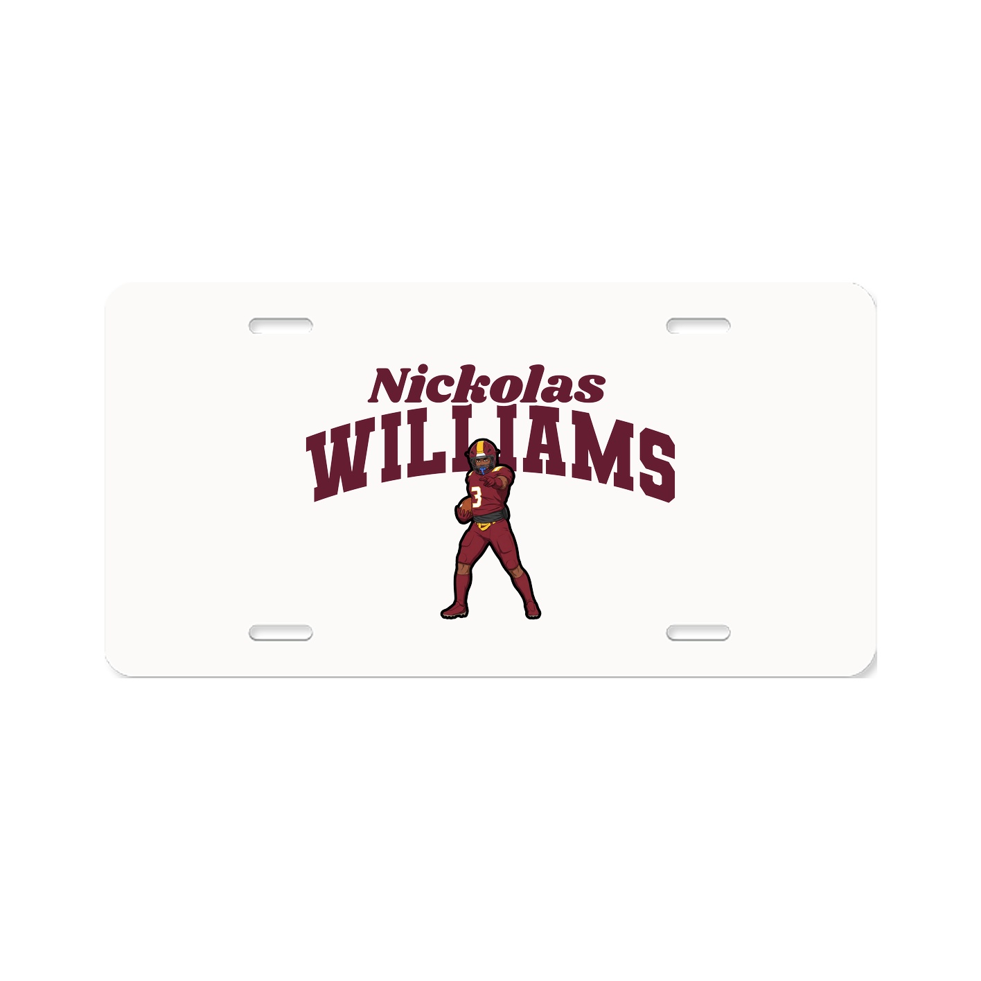 License Plate — Signature Arch in Classic