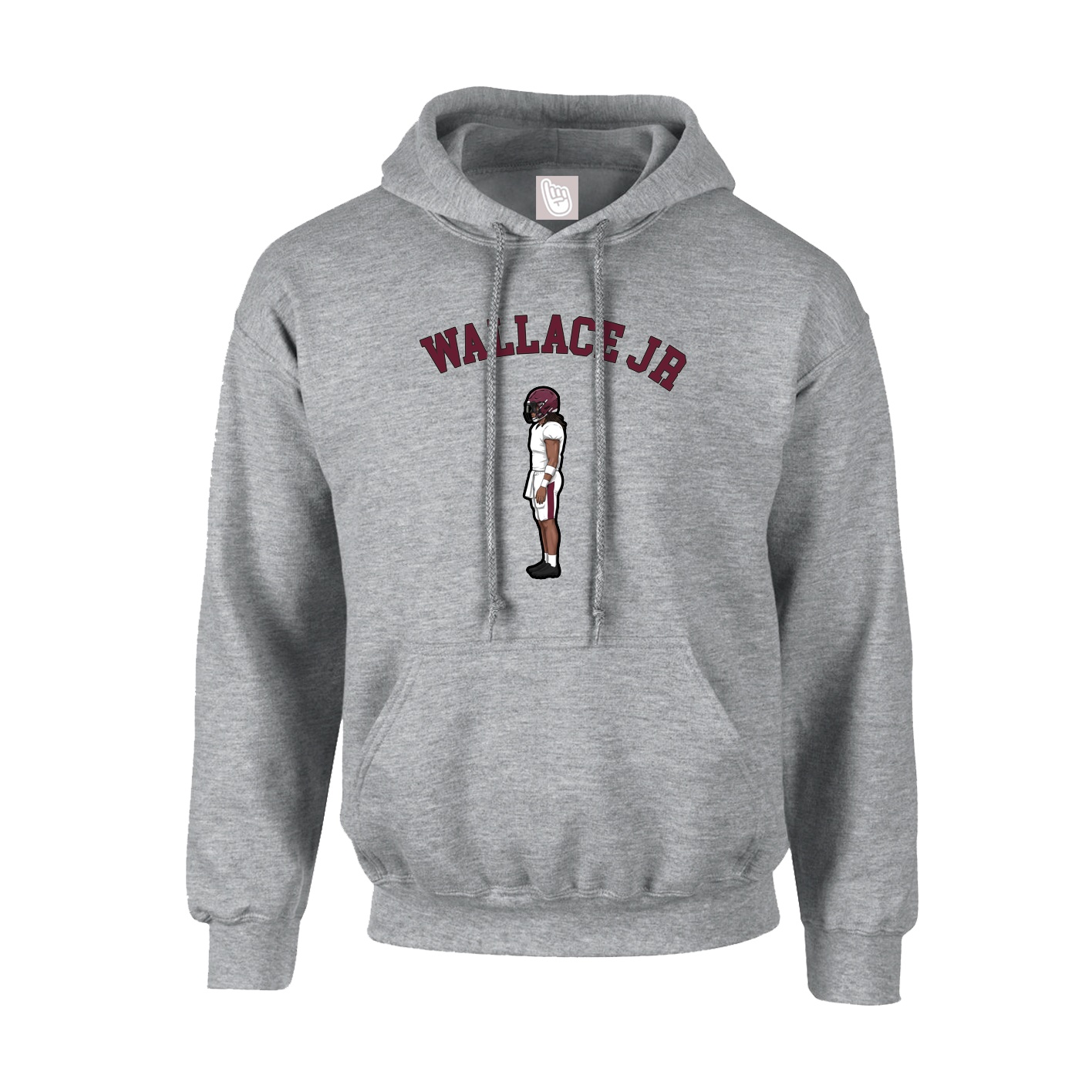 Youth Hoodie — Shirsey Arch in Grey