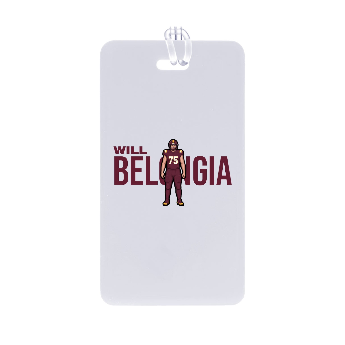 Bag Tag — Player Name in Classic
