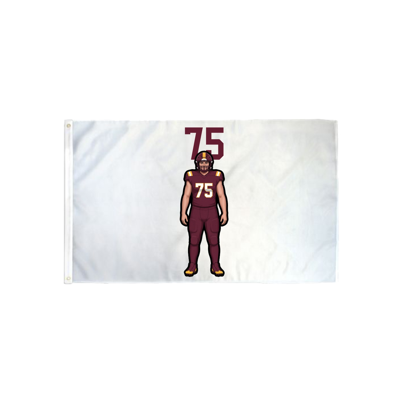 3x5 Flag — Number Top in Classic