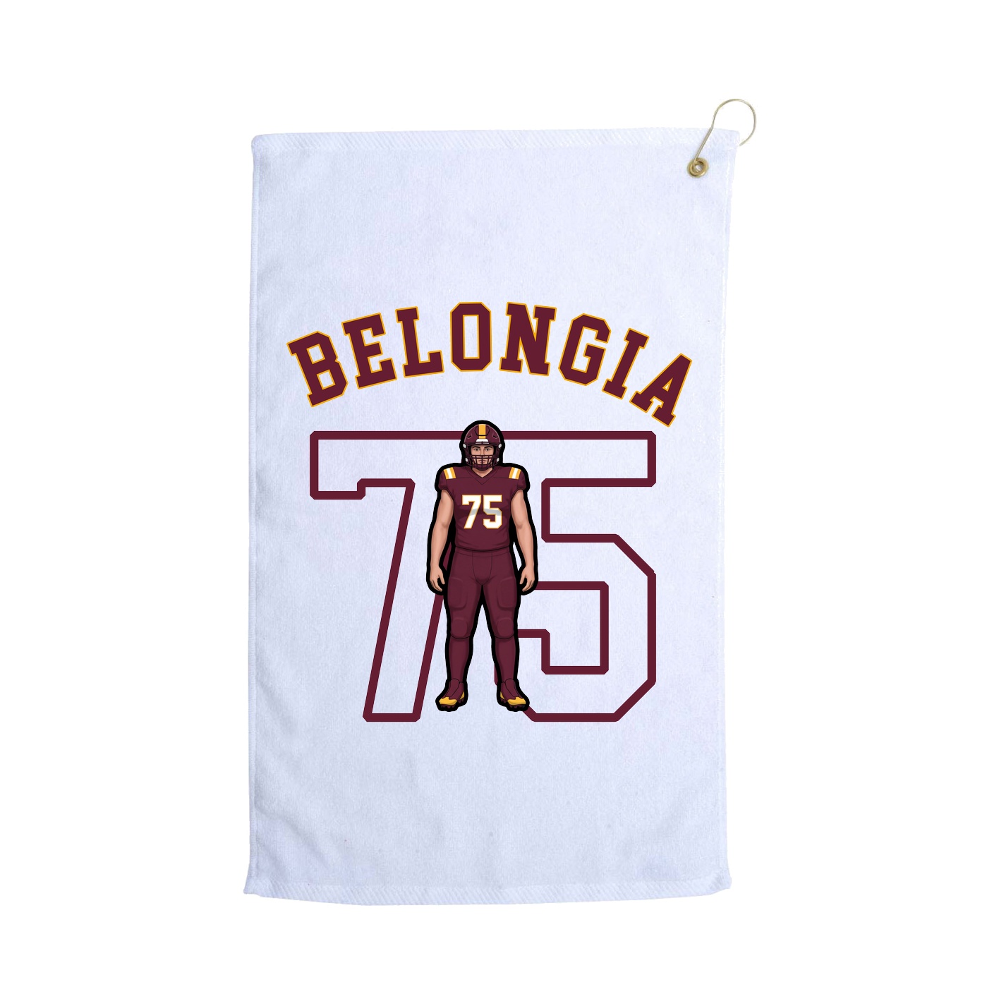 Golf Towel — Shirsey Arch in White
