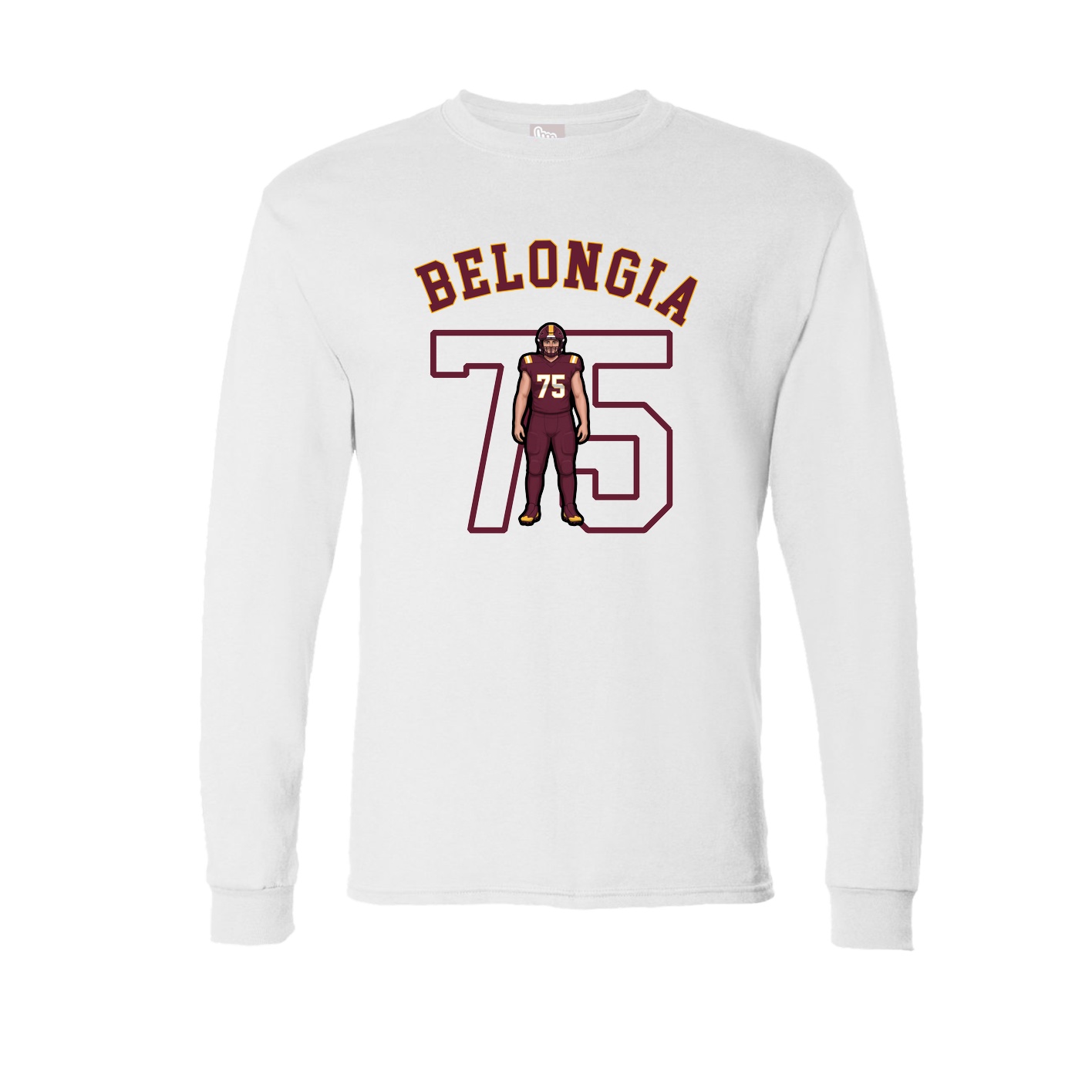 Long Sleeve Tee — Shirsey Arch in White