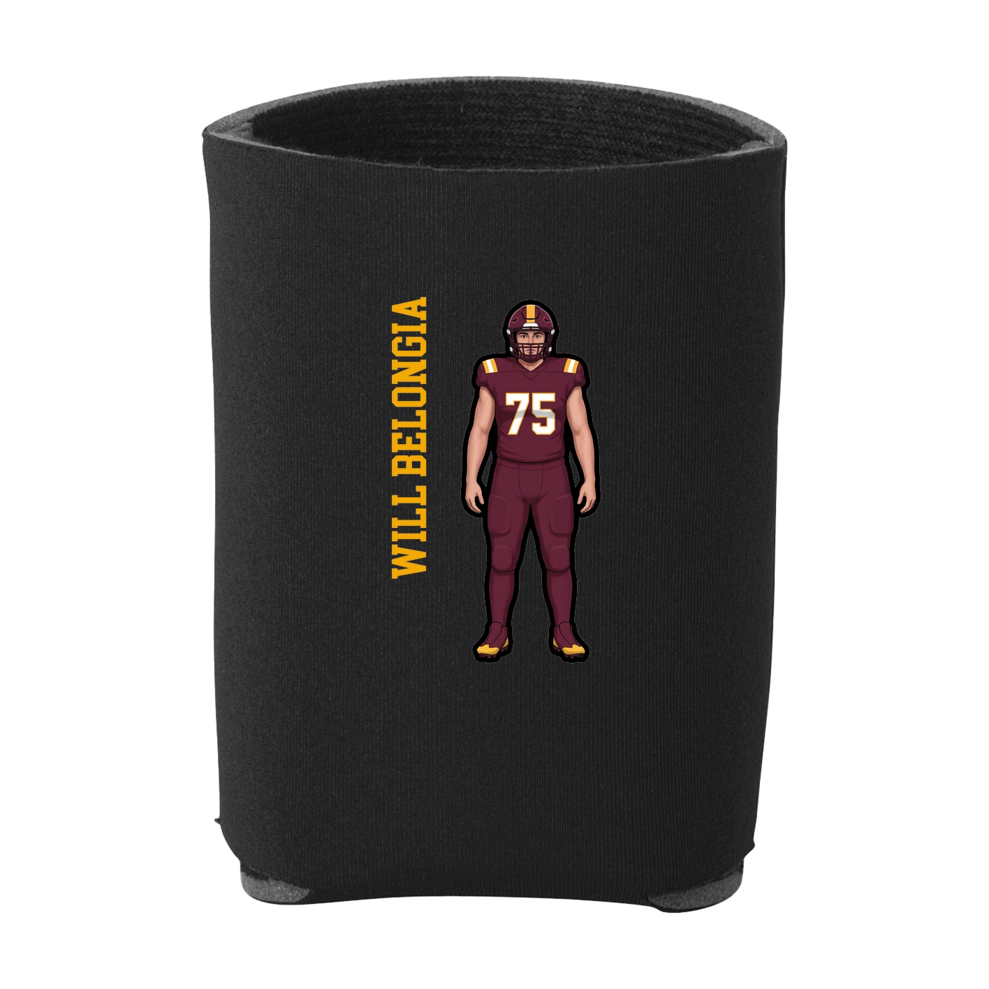Can Holder — Name Vertical in Black