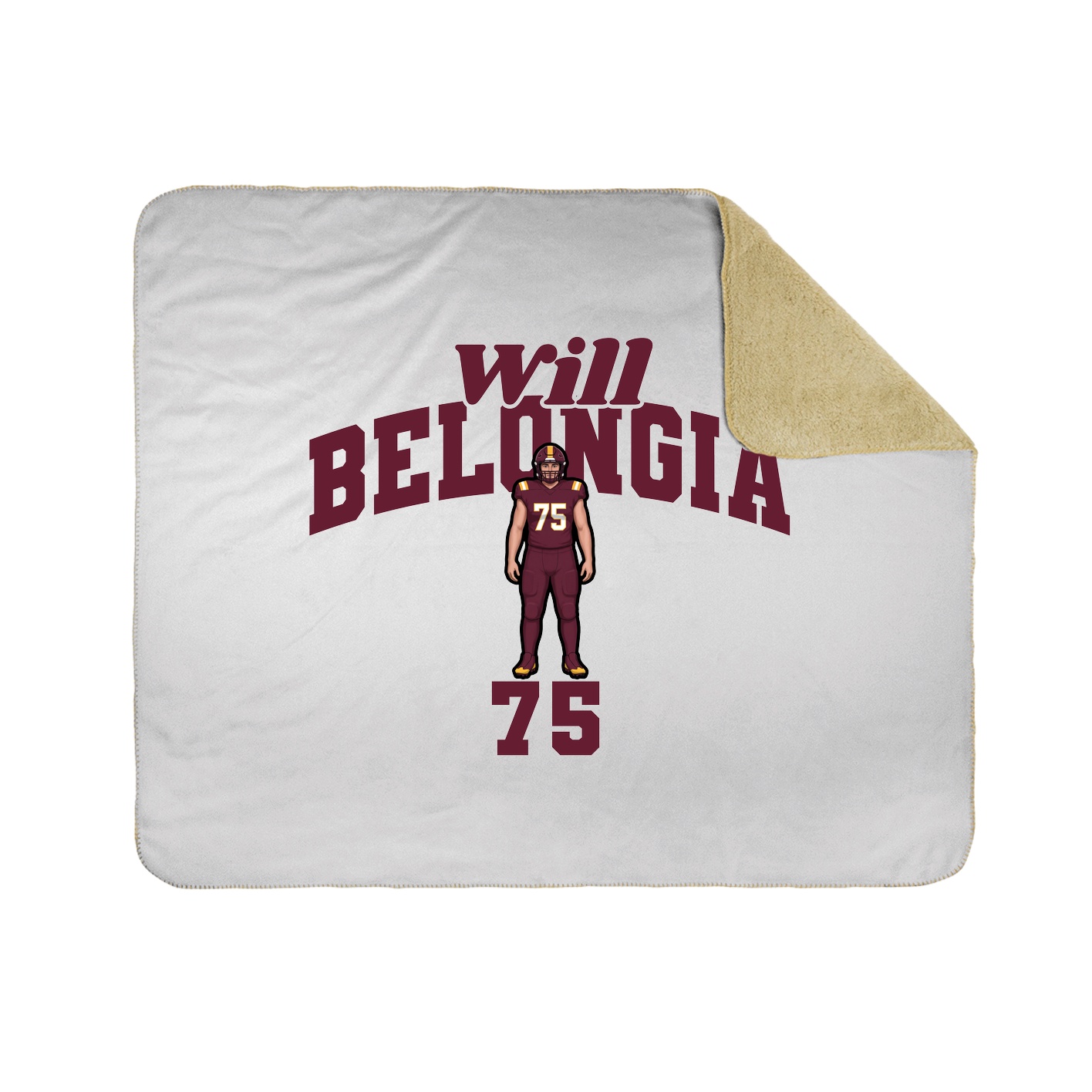 Throw Blanket — Signature Arch in White