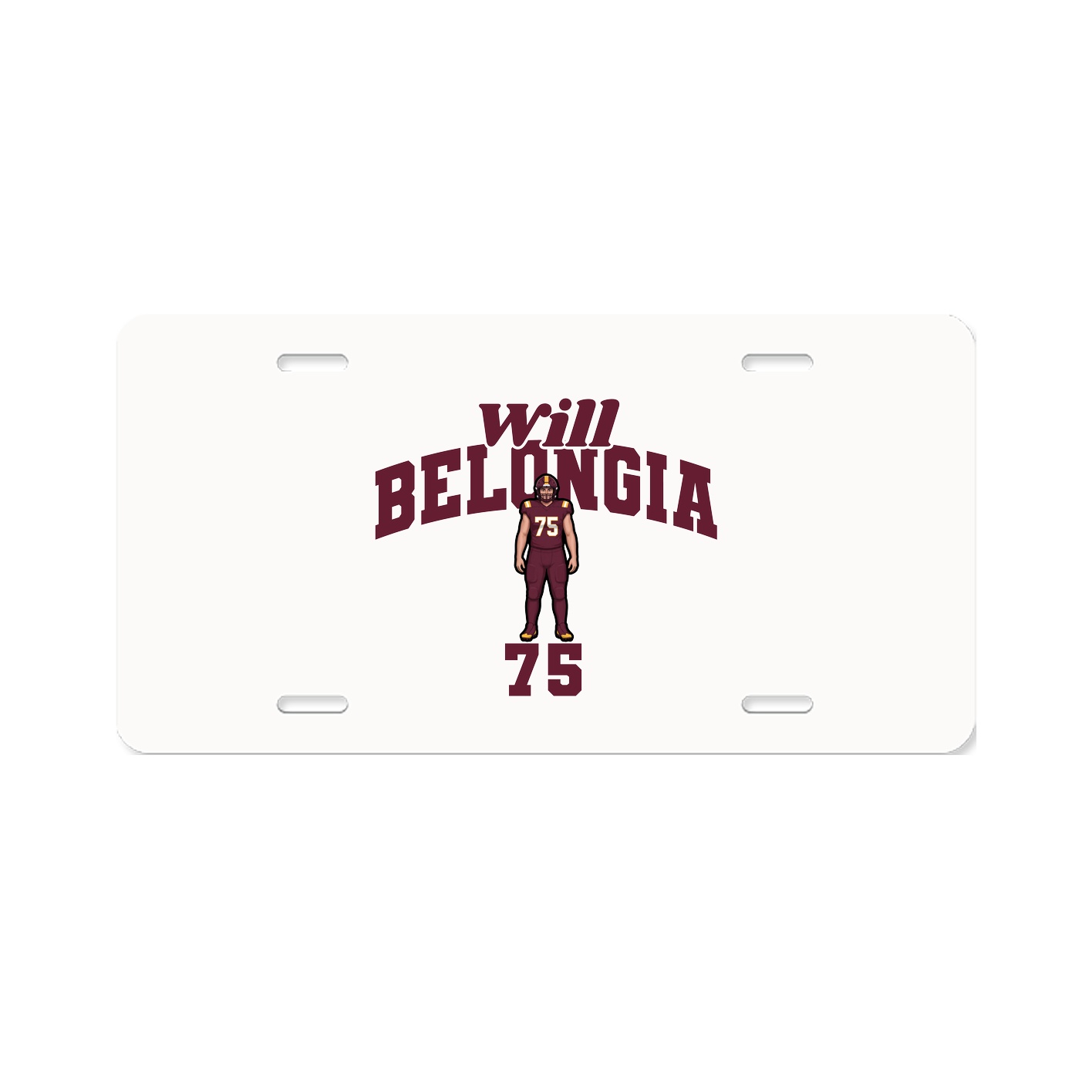 License Plate — Signature Arch in Classic