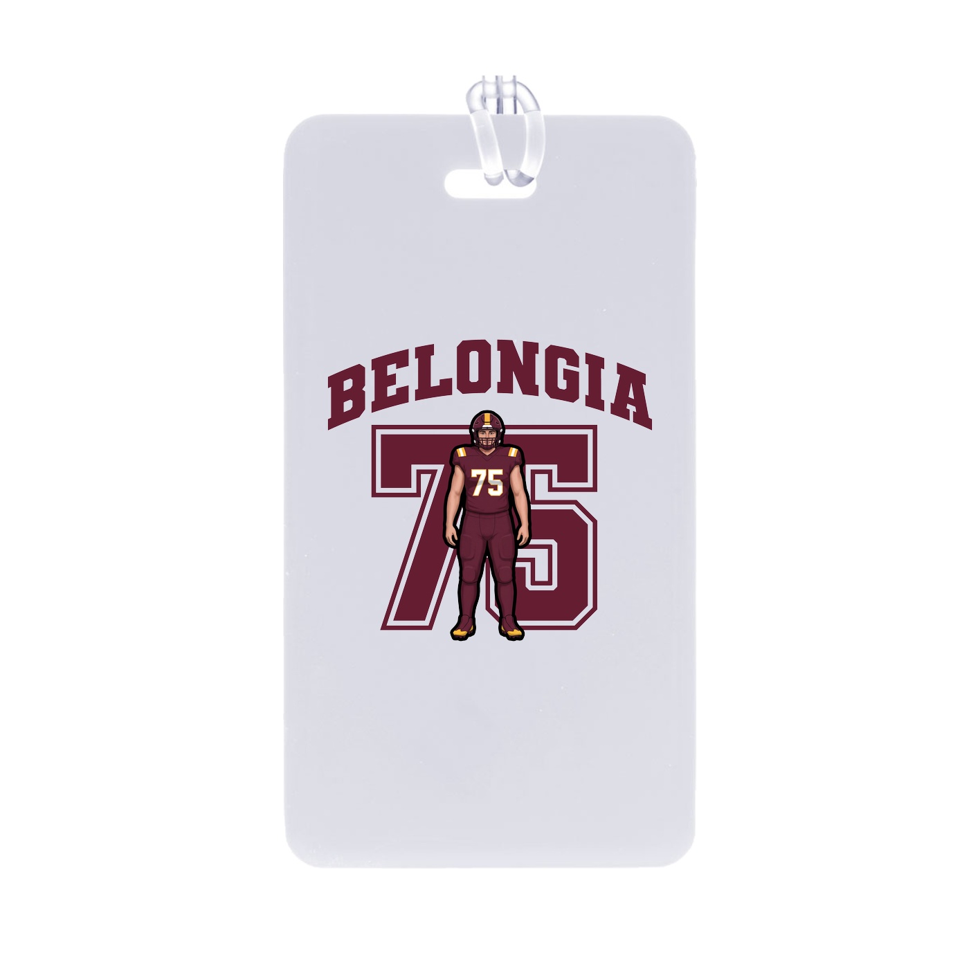 Bag Tag — Number in Classic