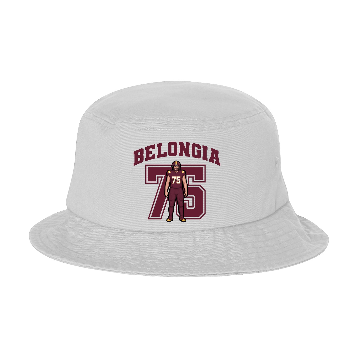 Bucket Cap — Number in White