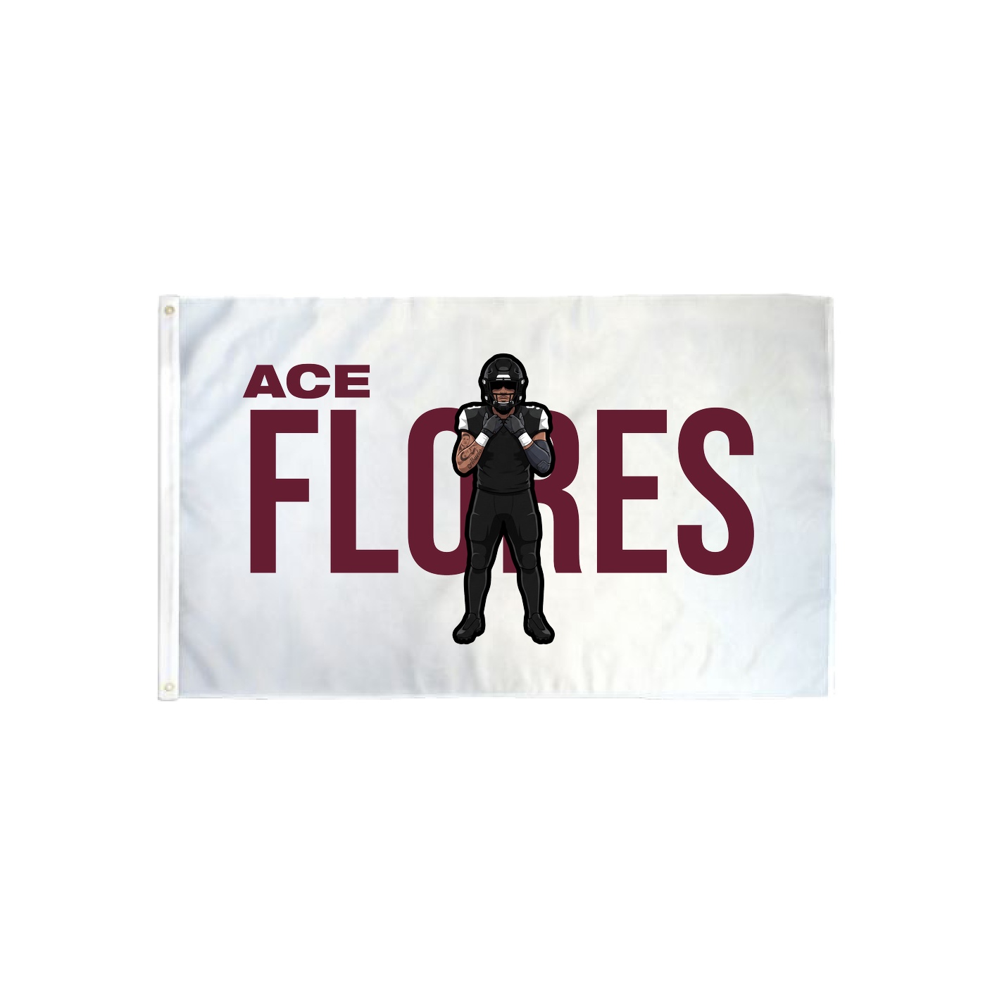3x5 Flag — Player Name in Classic