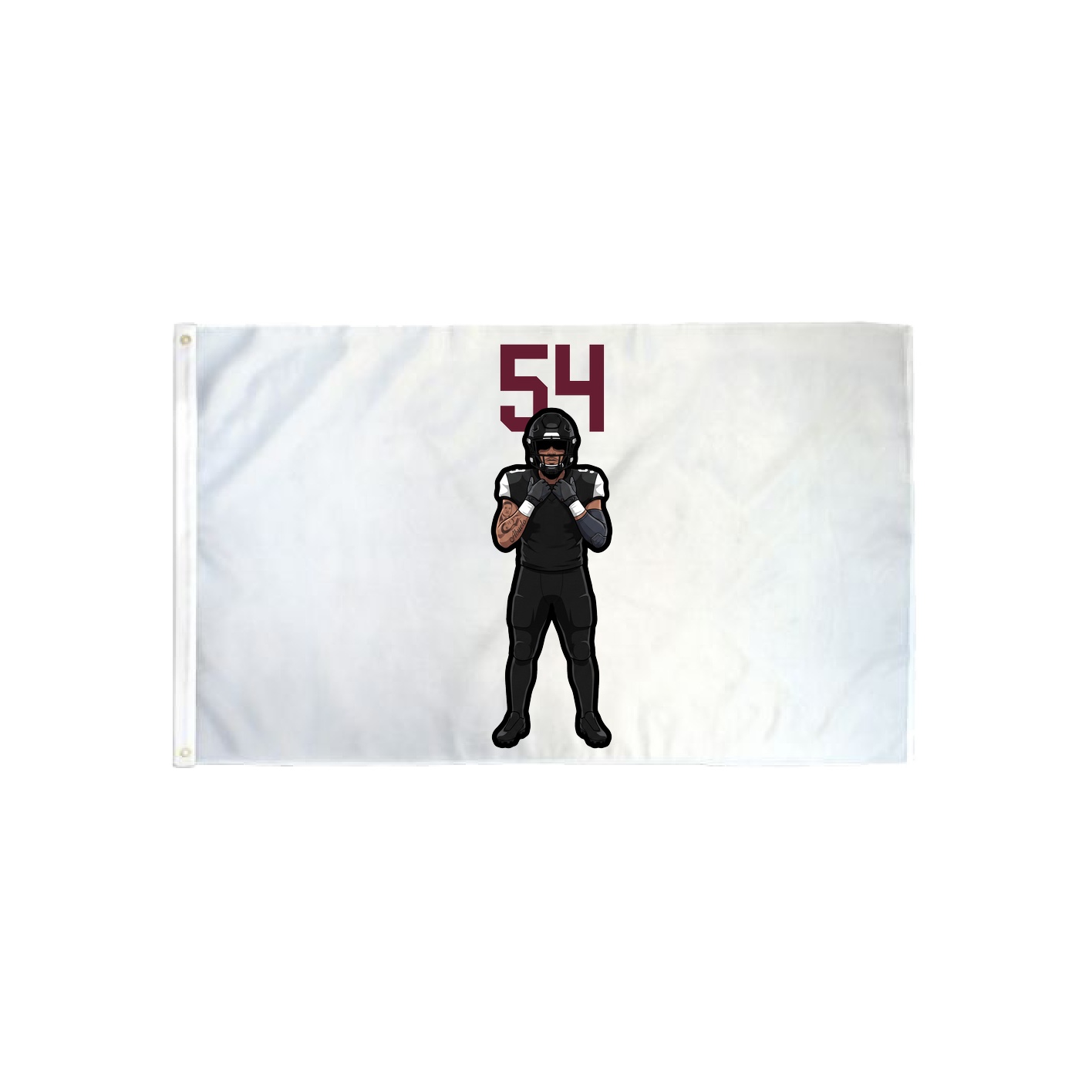 3x5 Flag — Number Top in Classic
