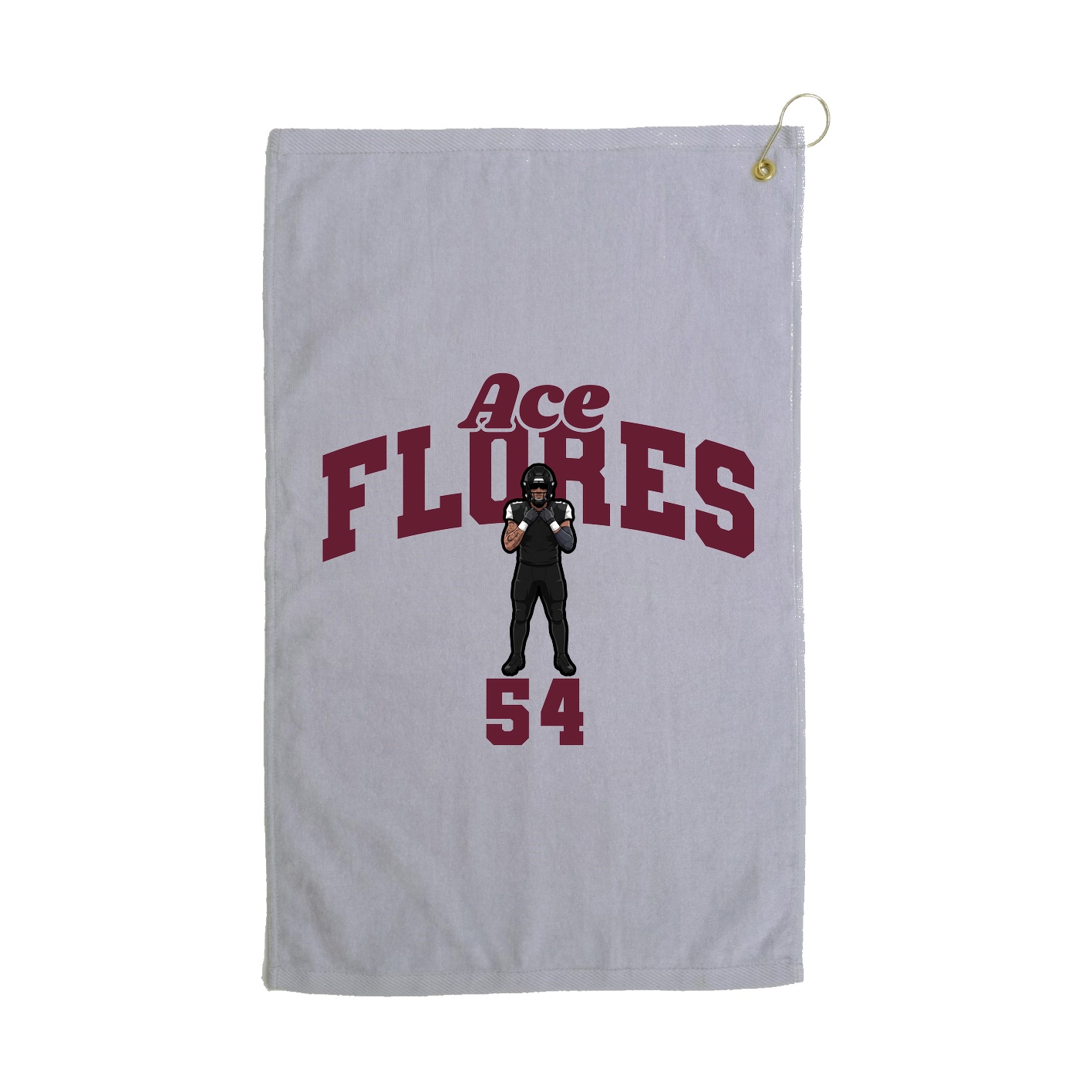 Golf Towel — Signature Arch in Grey