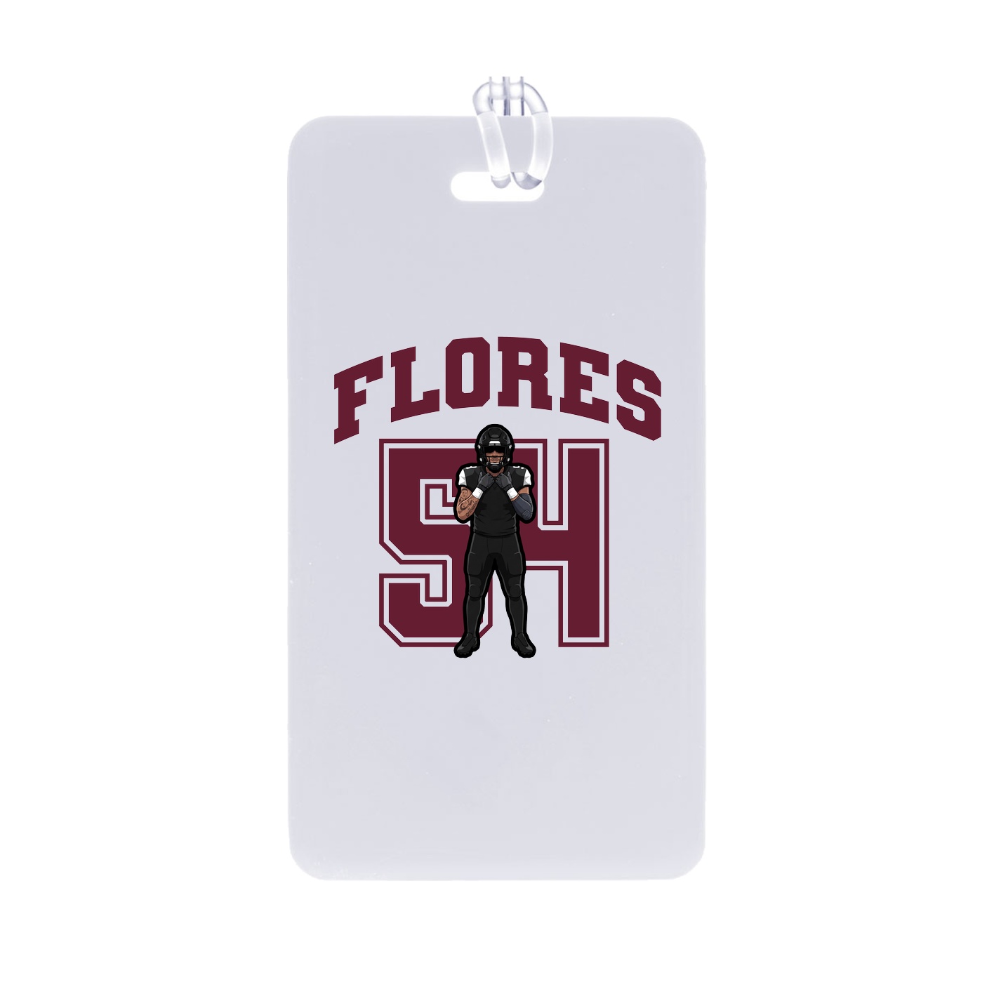 Bag Tag — Number in Classic