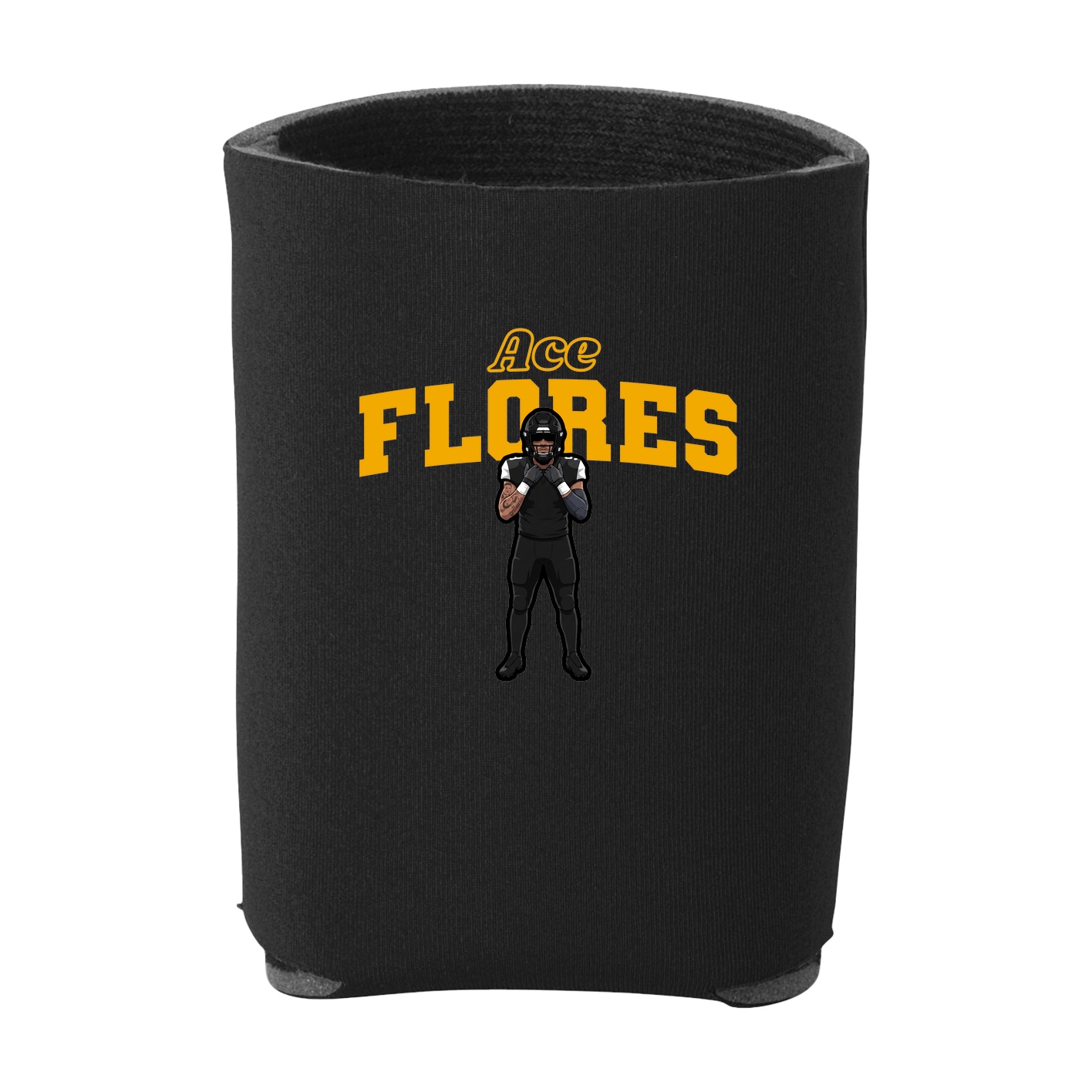 Can Holder — Name Arch in Black