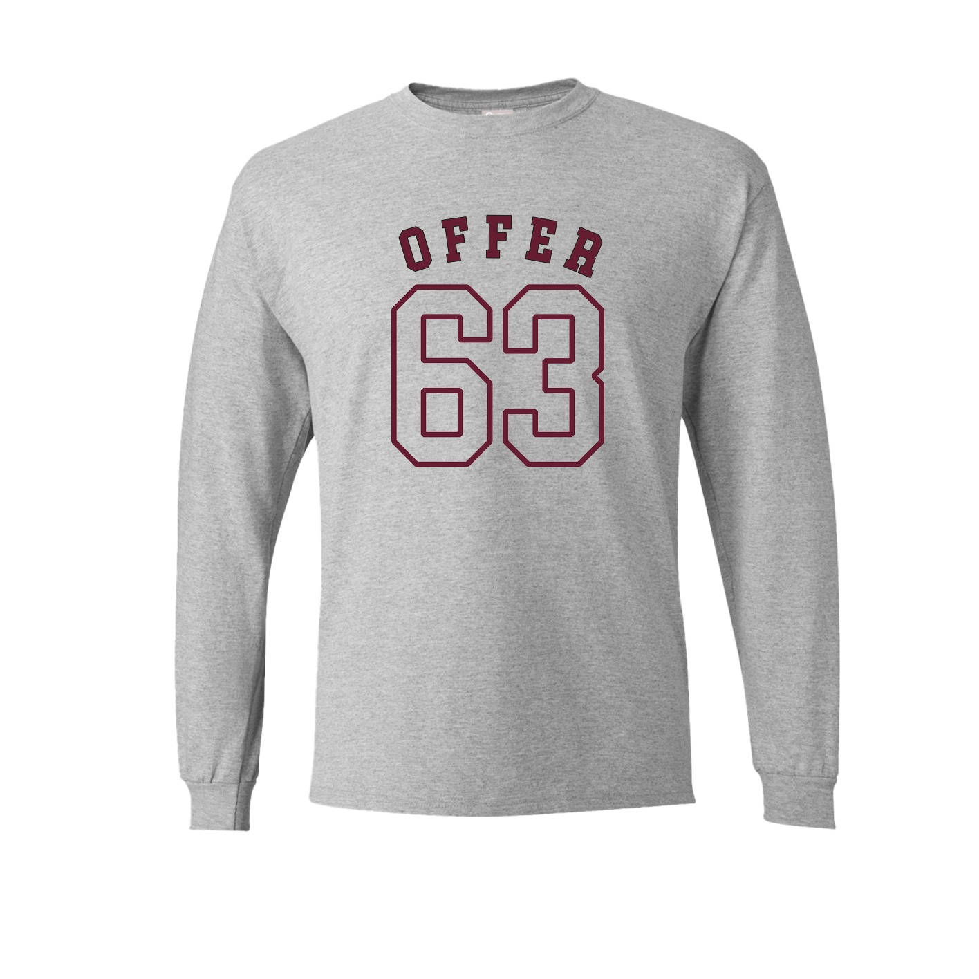 Long Sleeve Tee — Shirsey Arch in Grey