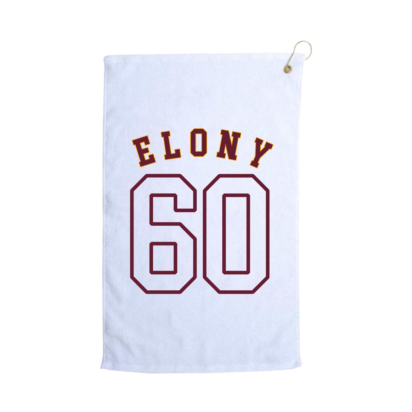 Golf Towel — Shirsey Arch in White