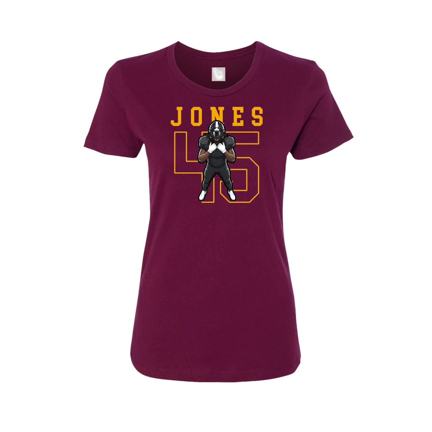 Fitted Women's Tee — Shirsey in Maroon