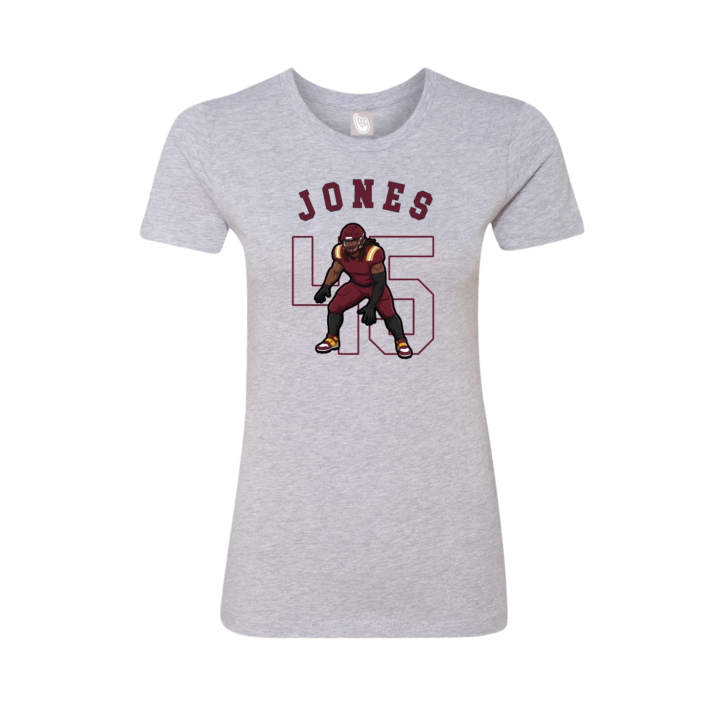 Fitted Women's Tee — Shirsey Arch in Grey
