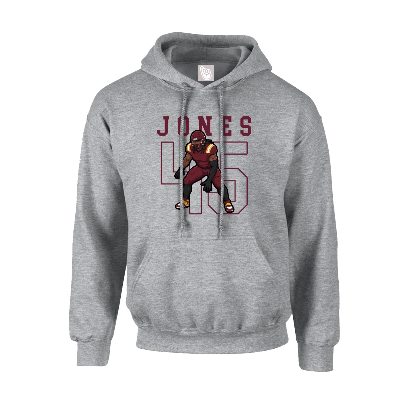 Hoodie — Shirsey in Grey