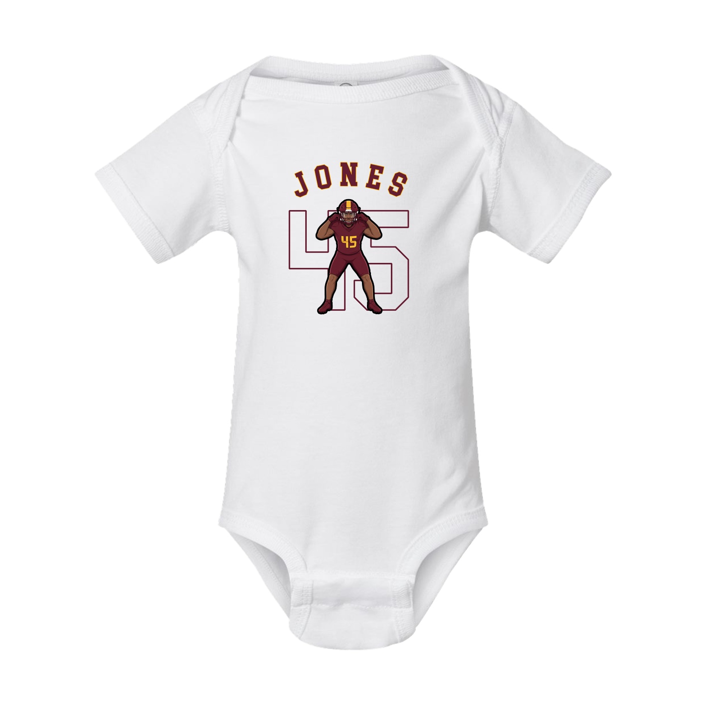 Baby Onesie — Shirsey Arch in White