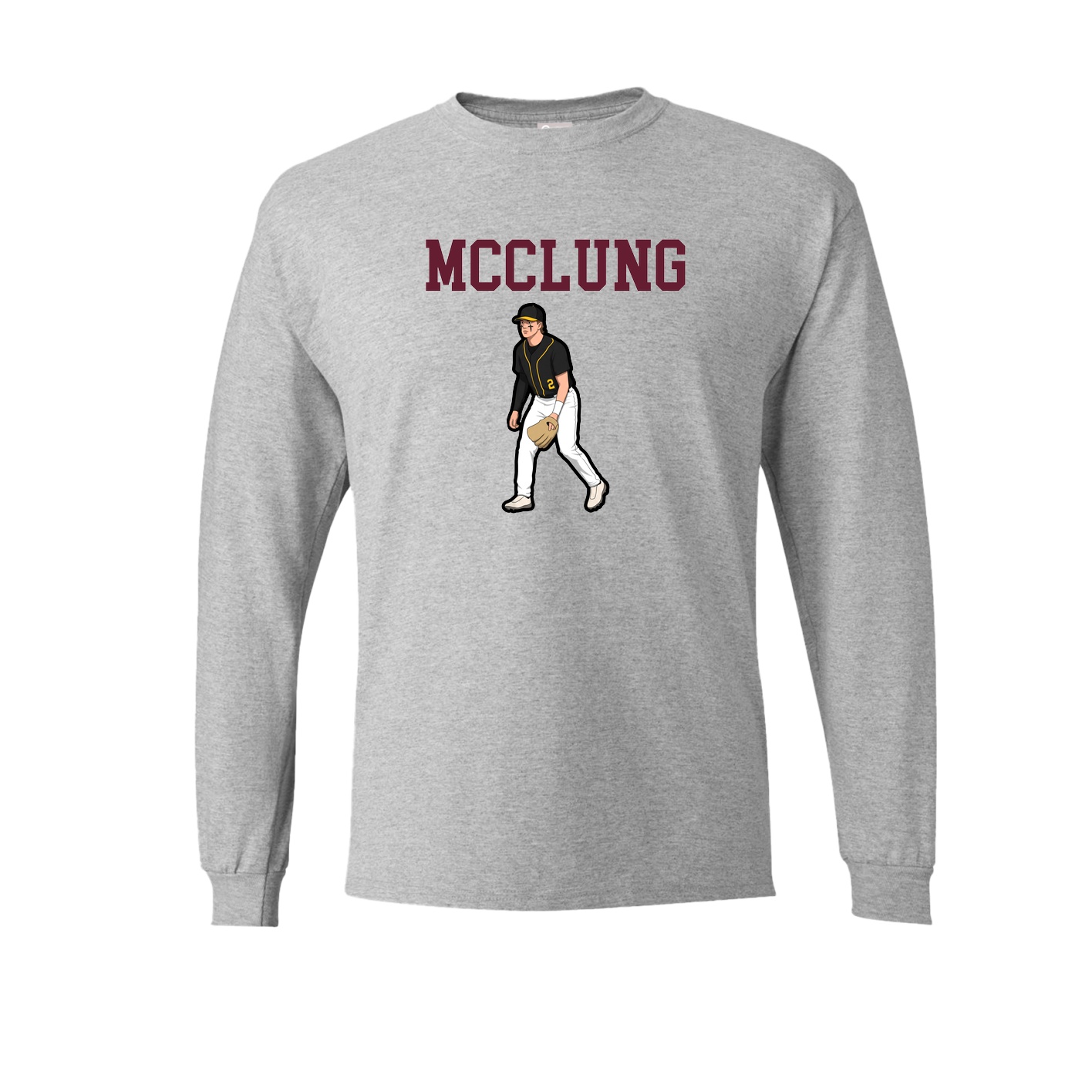 Long Sleeve Tee — Shirsey in Grey