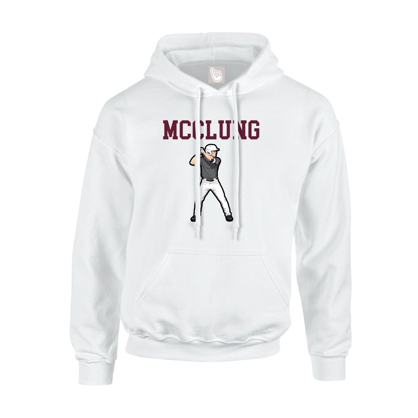 Hoodie — Shirsey in White