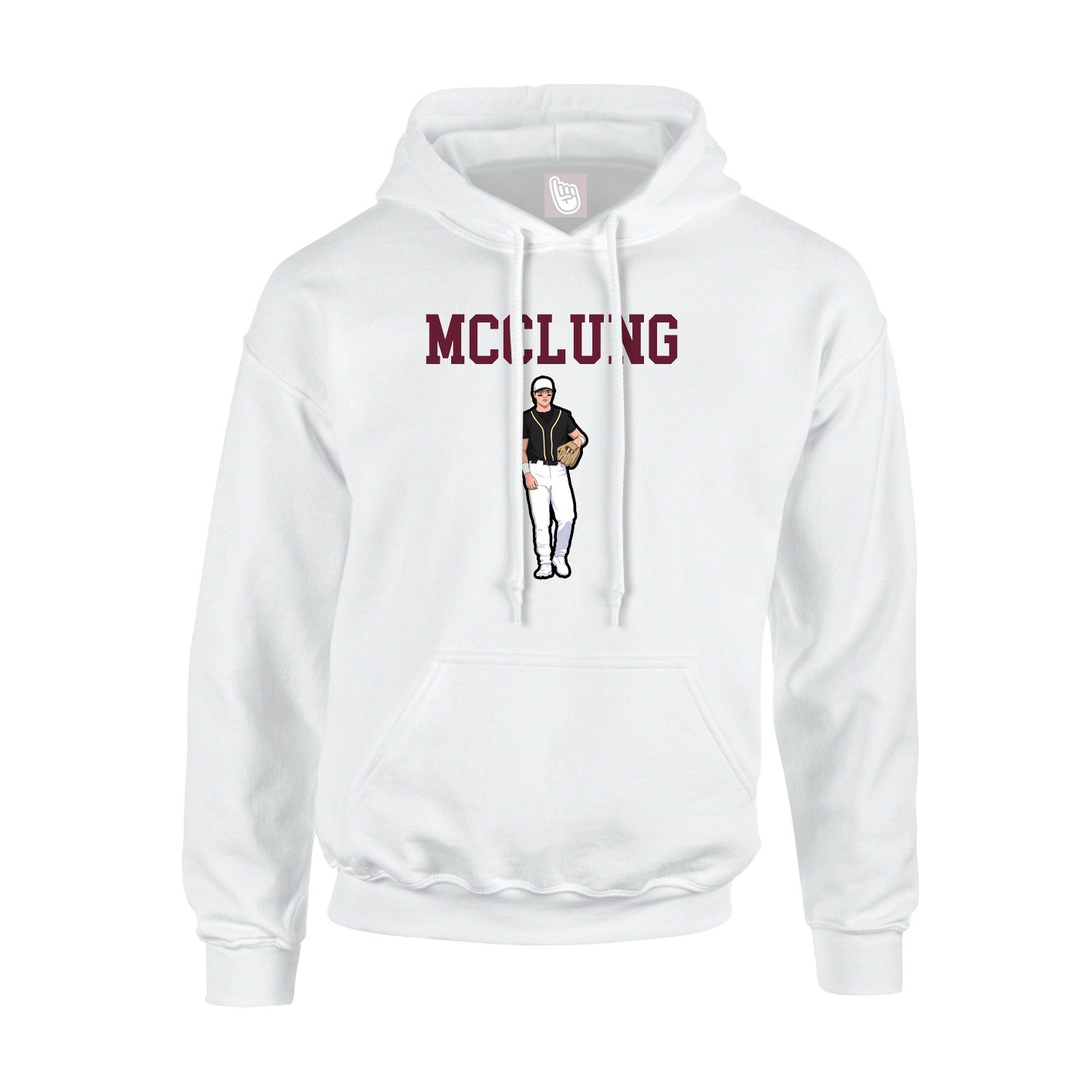 Youth Hoodie — Shirsey in White