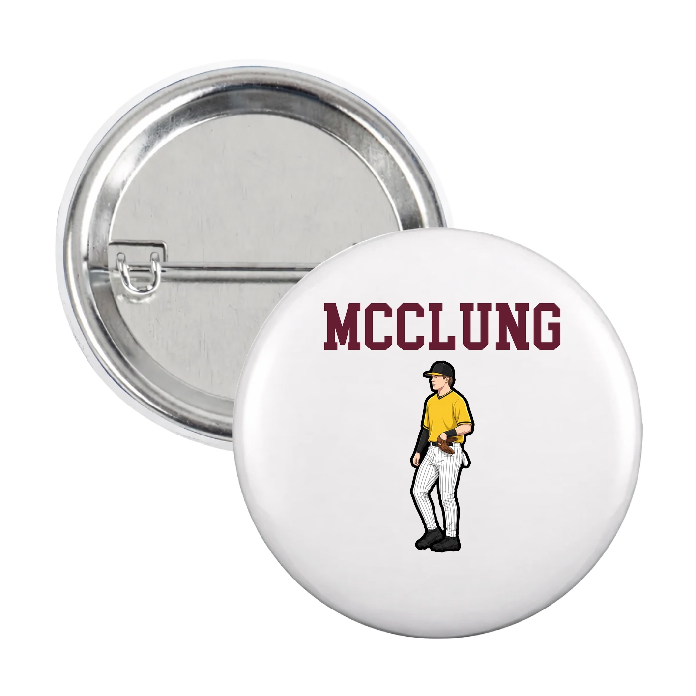 Game Day Button — Shirsey in White