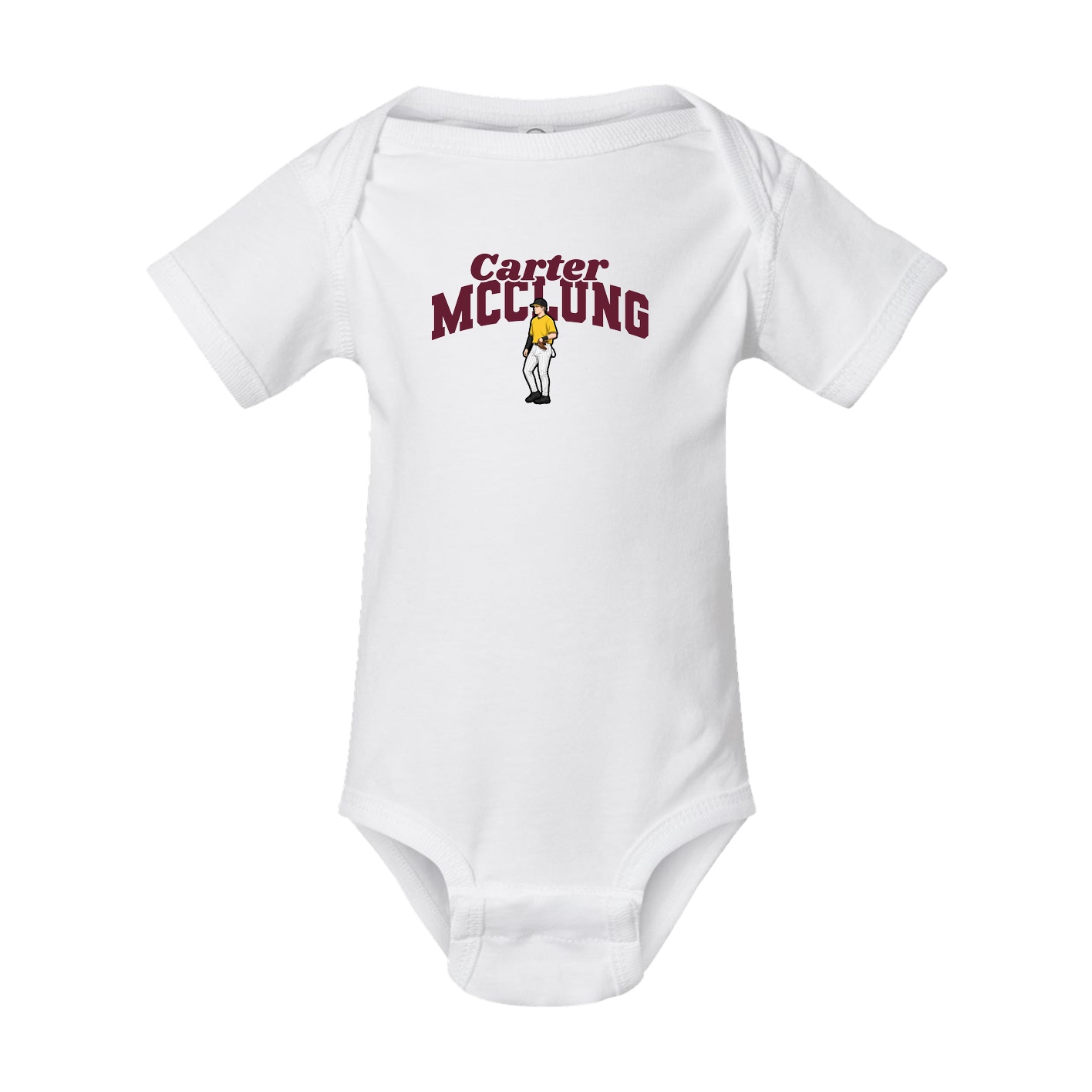 Baby Onesie — Signature Arch in White