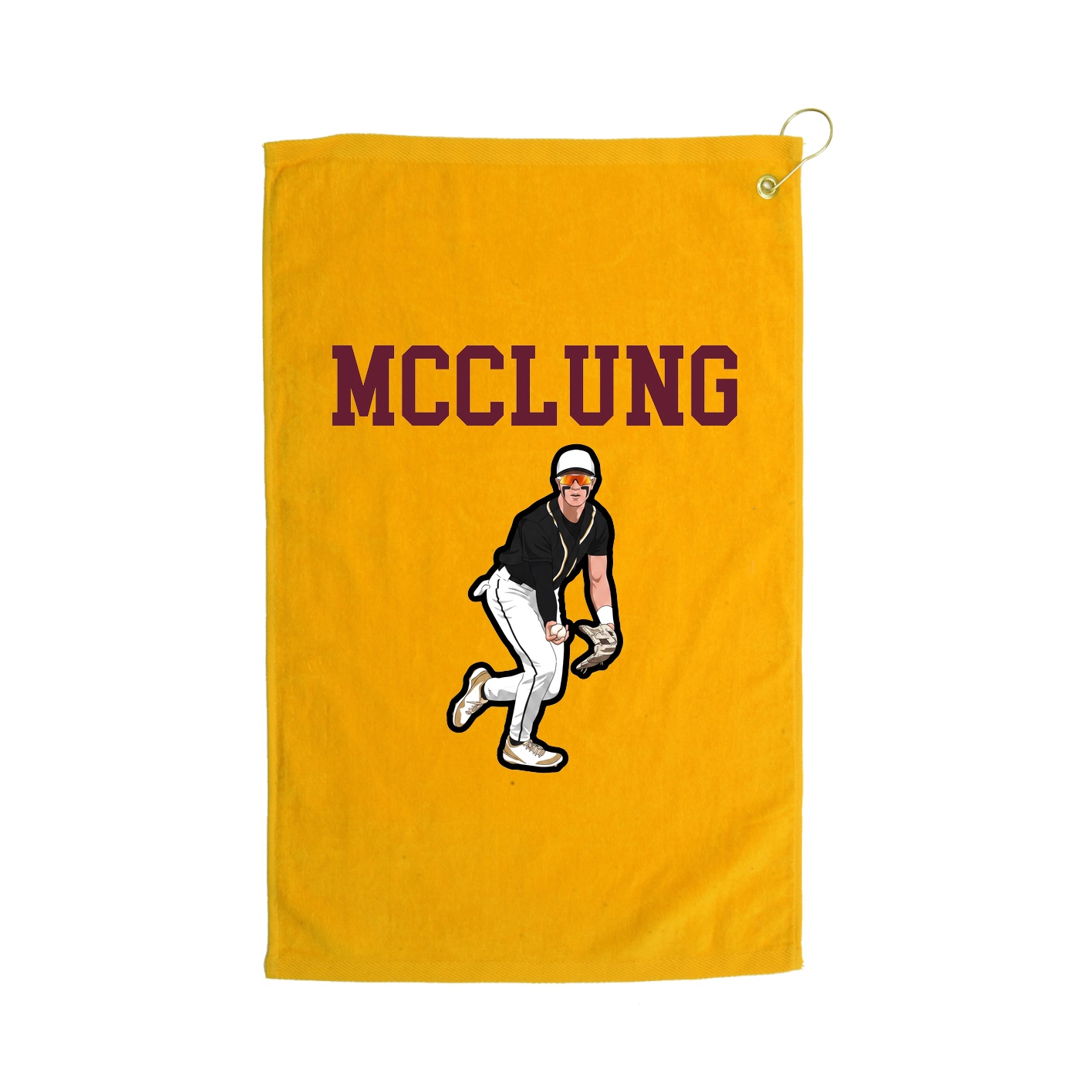 Golf Towel — Shirsey in Gold