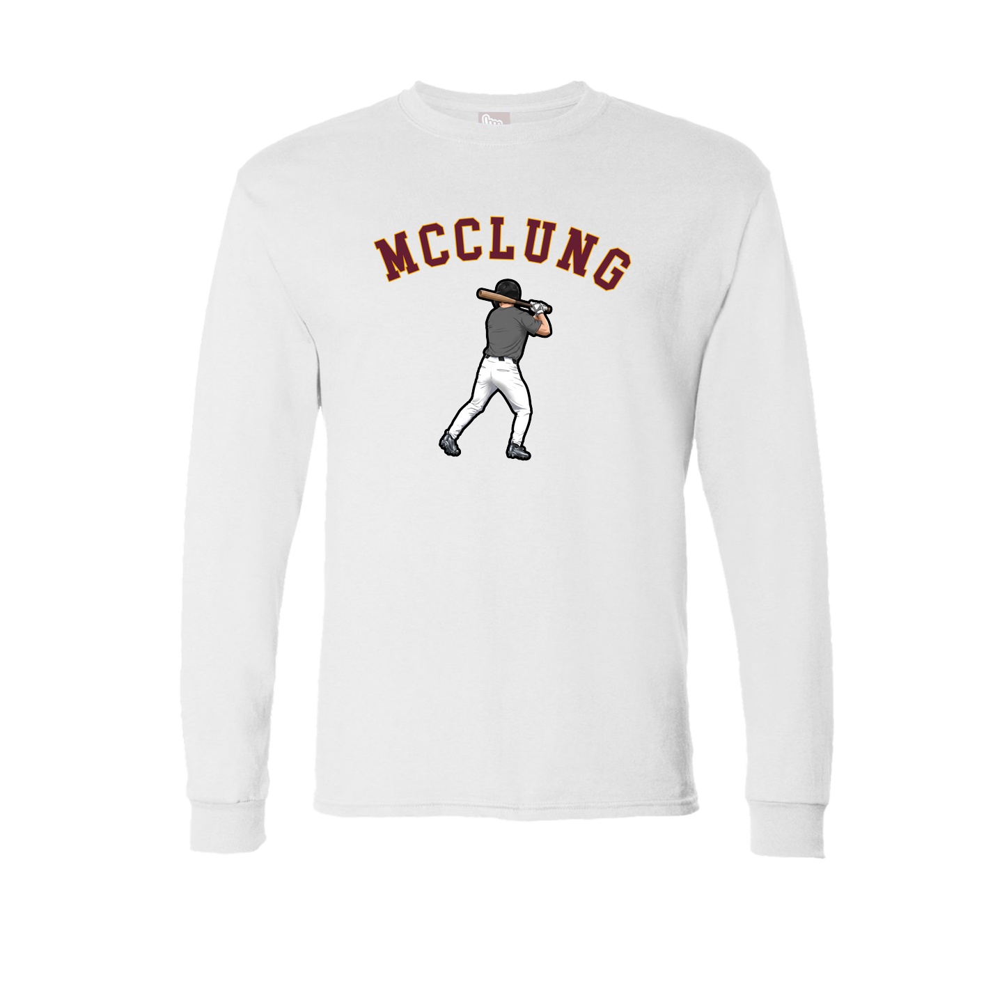 Long Sleeve Tee — Shirsey Arch in White