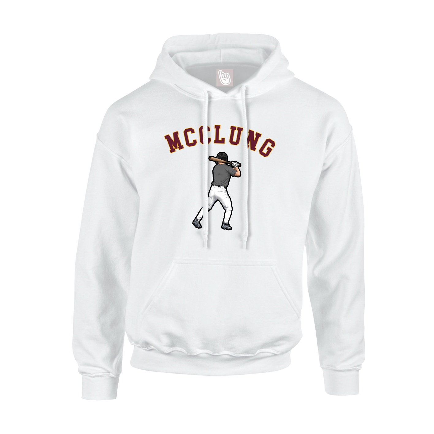 Hoodie — Shirsey Arch in White