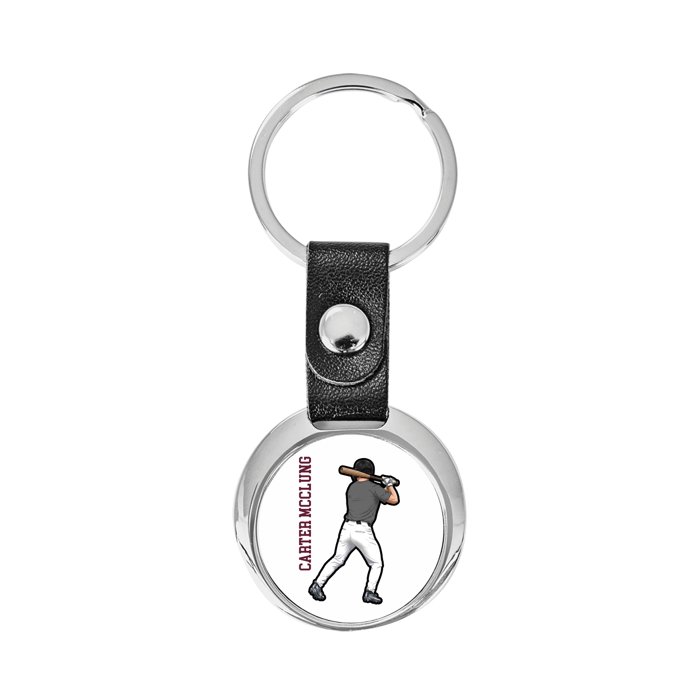Key Chain — Name Vertical in Classic